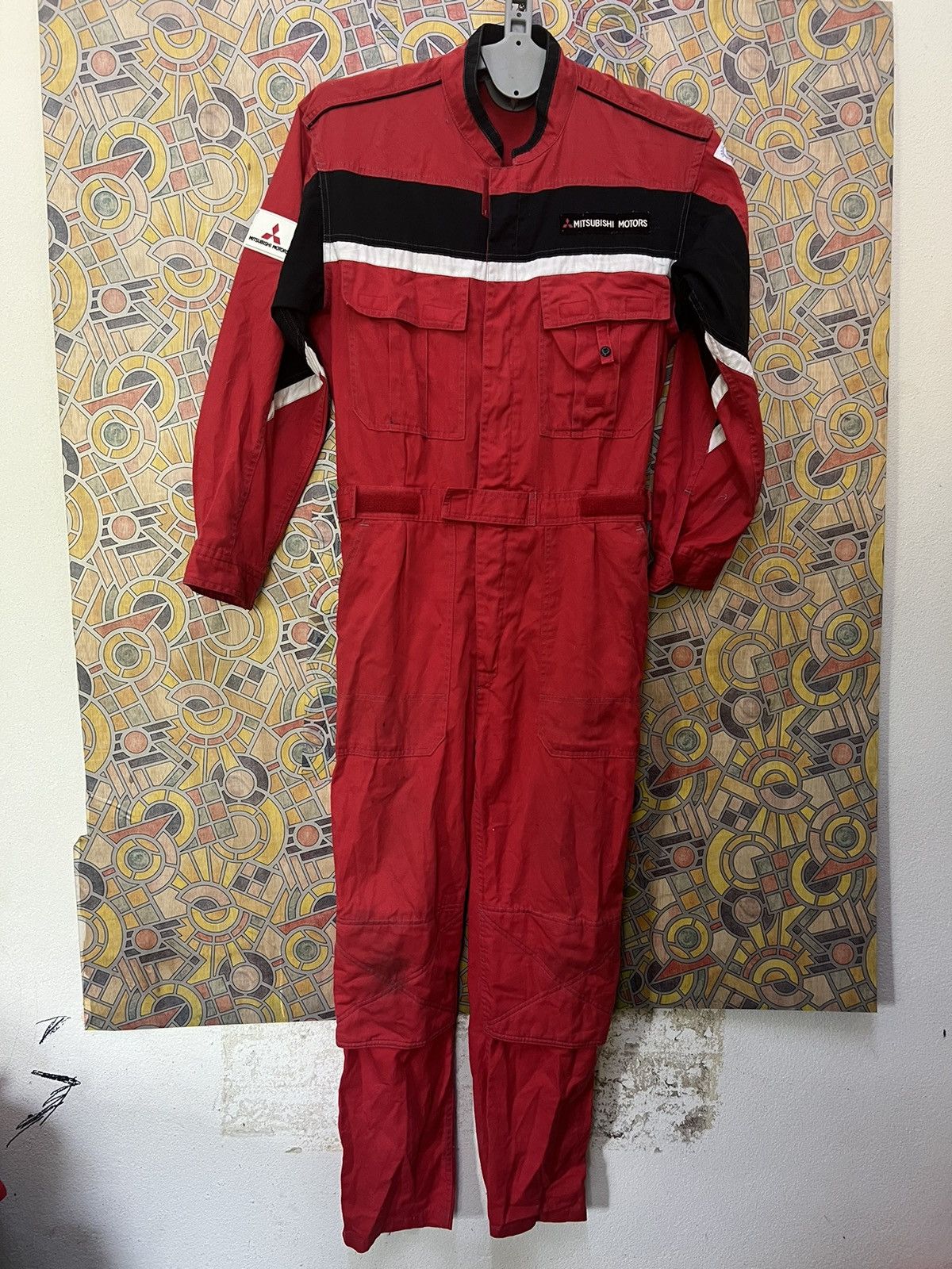 Japanese Brand Very RACING MITSUBISHI MOTORS. (GJ33) Size US 36 / EU 52 - 2 Thumbnail