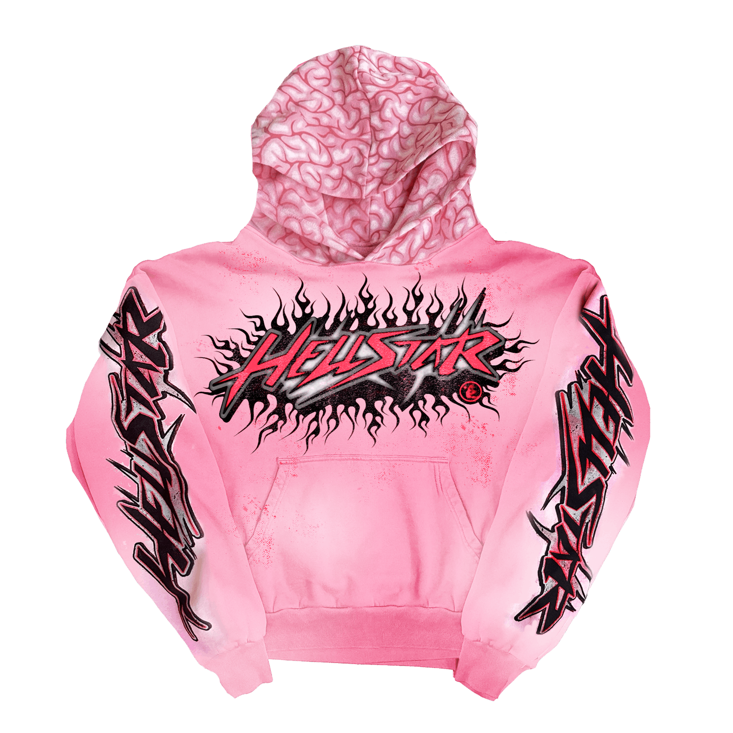 HELLSTAR Brainwashed Hoodie with Brain | Grailed