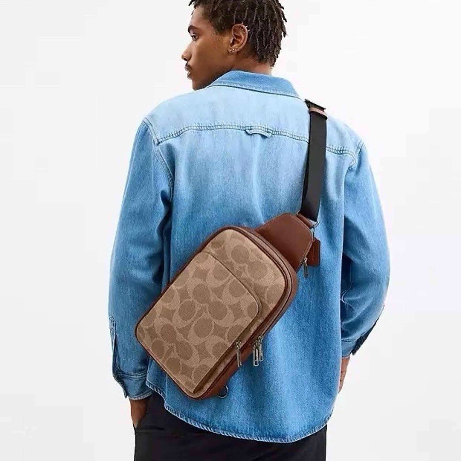 Coach NWT COACH Ethan Pack Tan/Vintage BROWN CBI71 Size ONE SIZE - 9 Thumbnail