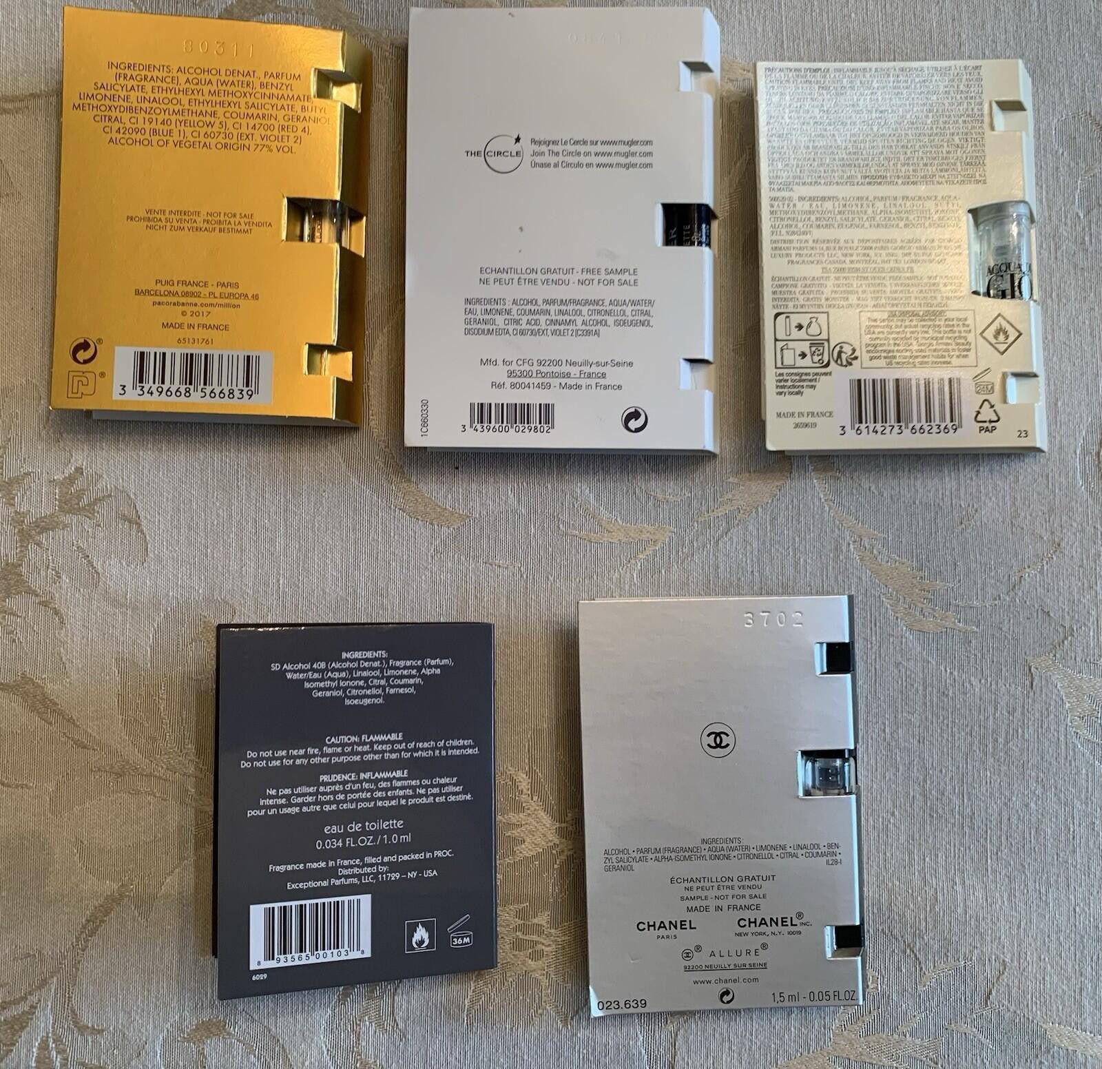 Other 5 Carded Vials for men designer perfume no duplicates Alien, Size ONE SIZE - 2 Thumbnail