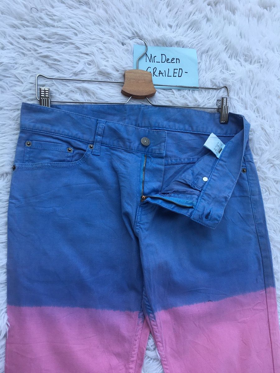 PPFM Rare Vintage PPFM Two Tone Jeans Size US 32 / EU 48 - 8 Thumbnail