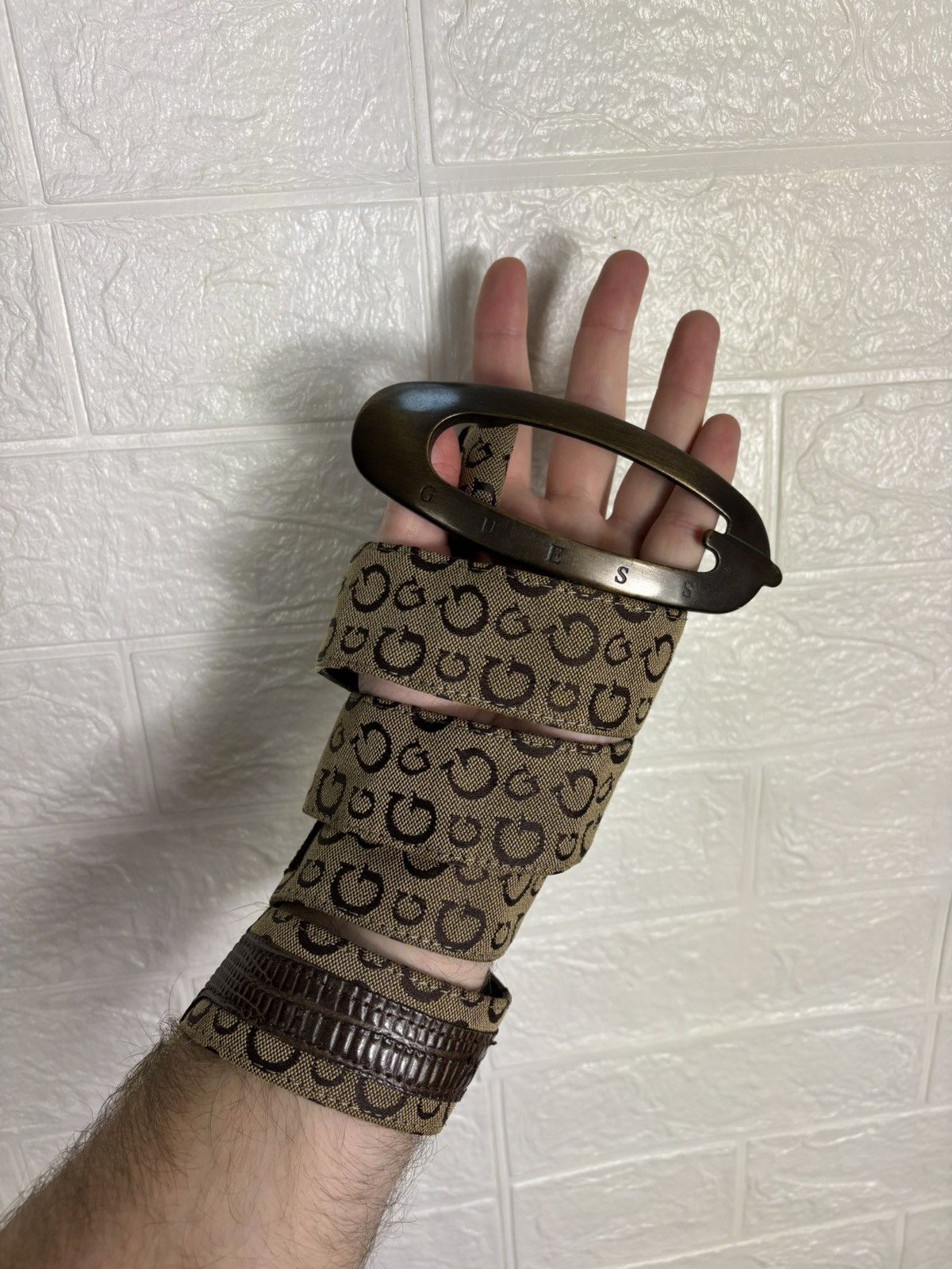 Guess Guess Monogram belt vintage Size ONE SIZE - 1 Thumbnail