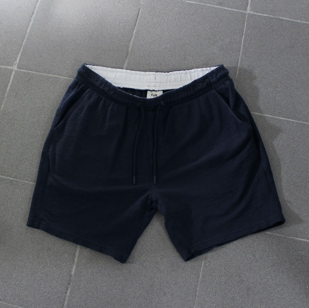 Folk Folk men short cotton blue L Size US 34 / EU 50 - 1 Thumbnail