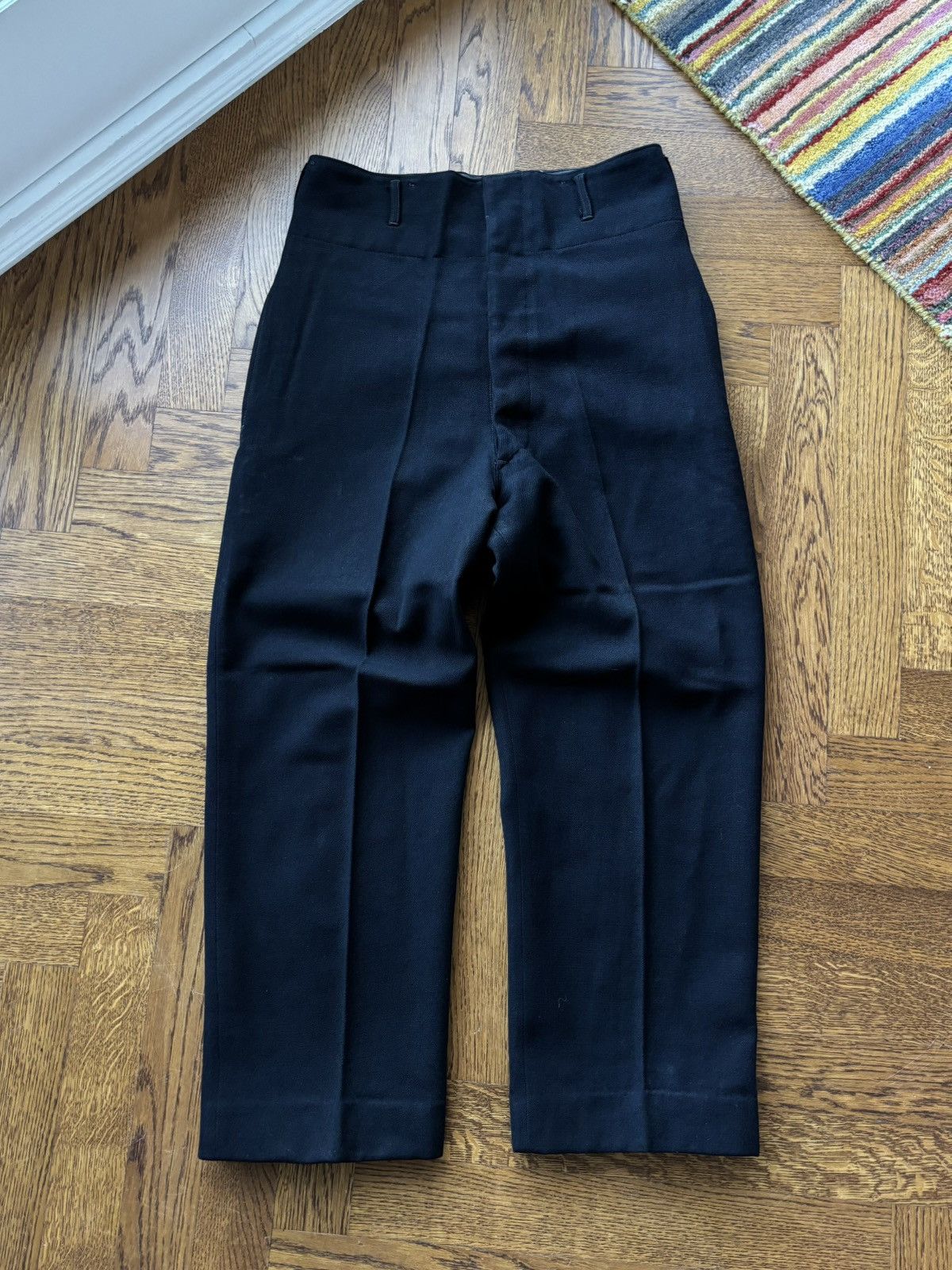 Vintage 1950s Wool Suit WW2 Korean War Canadian Battledress Set Size 36R - 20 Thumbnail