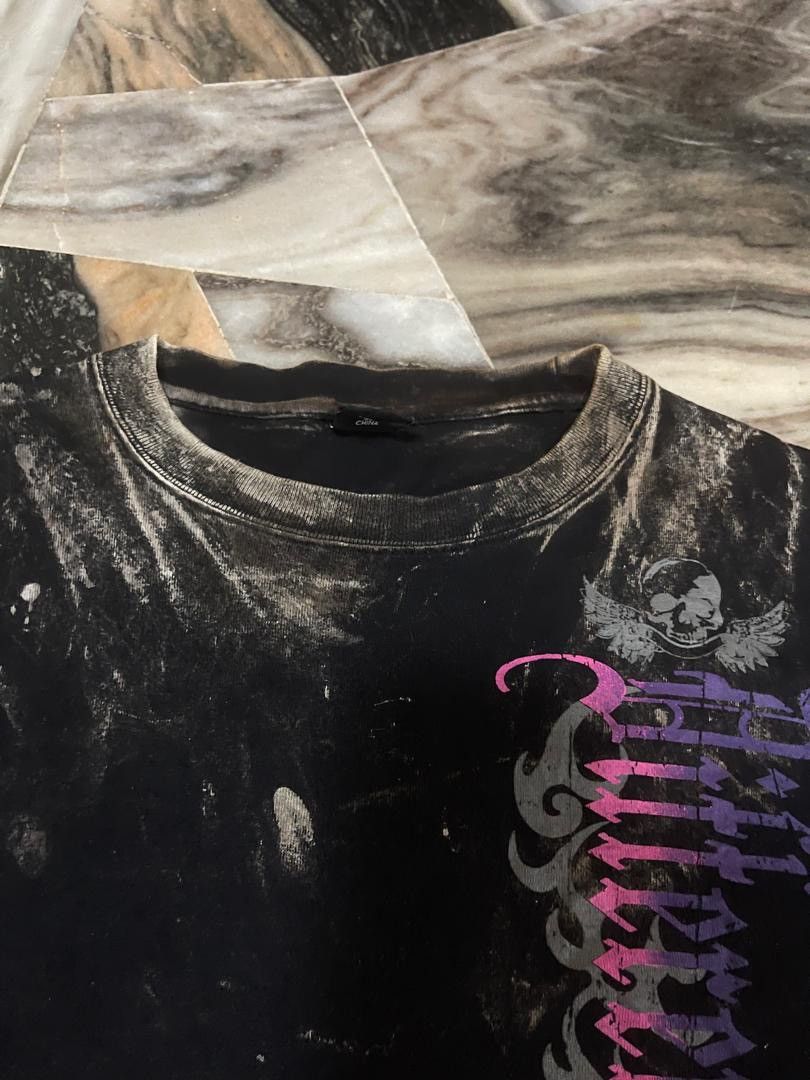 Hysteric Glamour Sun Faded Poem Skull Gothic Seditionaries Shirt Size US L / EU 52-54 / 3 - 11 Thumbnail