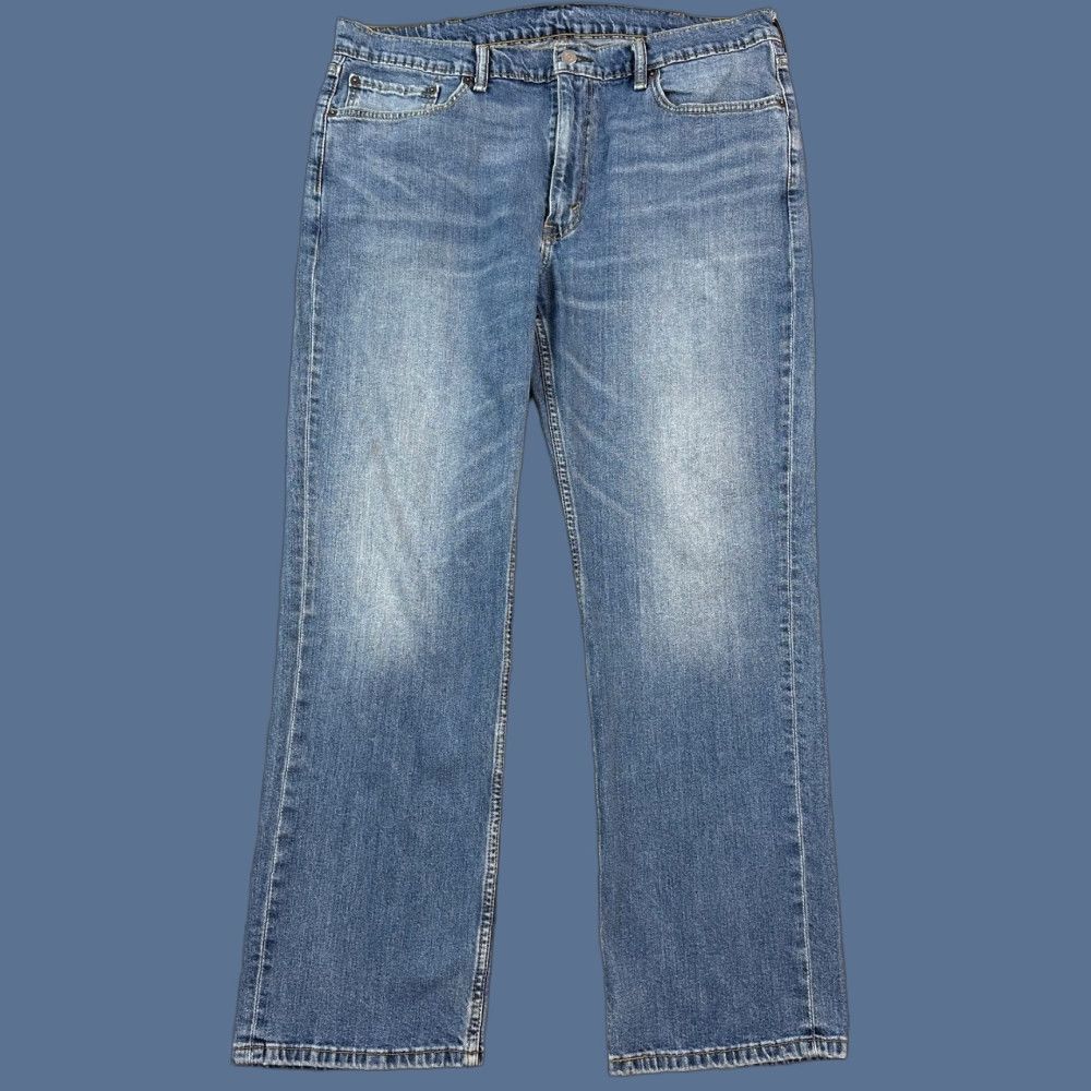 Levi's Levi's 514 Jeans Mens 38x31 Blue Denim Straight Stretch Zip Fly Casual Jeans Regular Mens Size US 38 / EU 54 - 1 Thumbnail