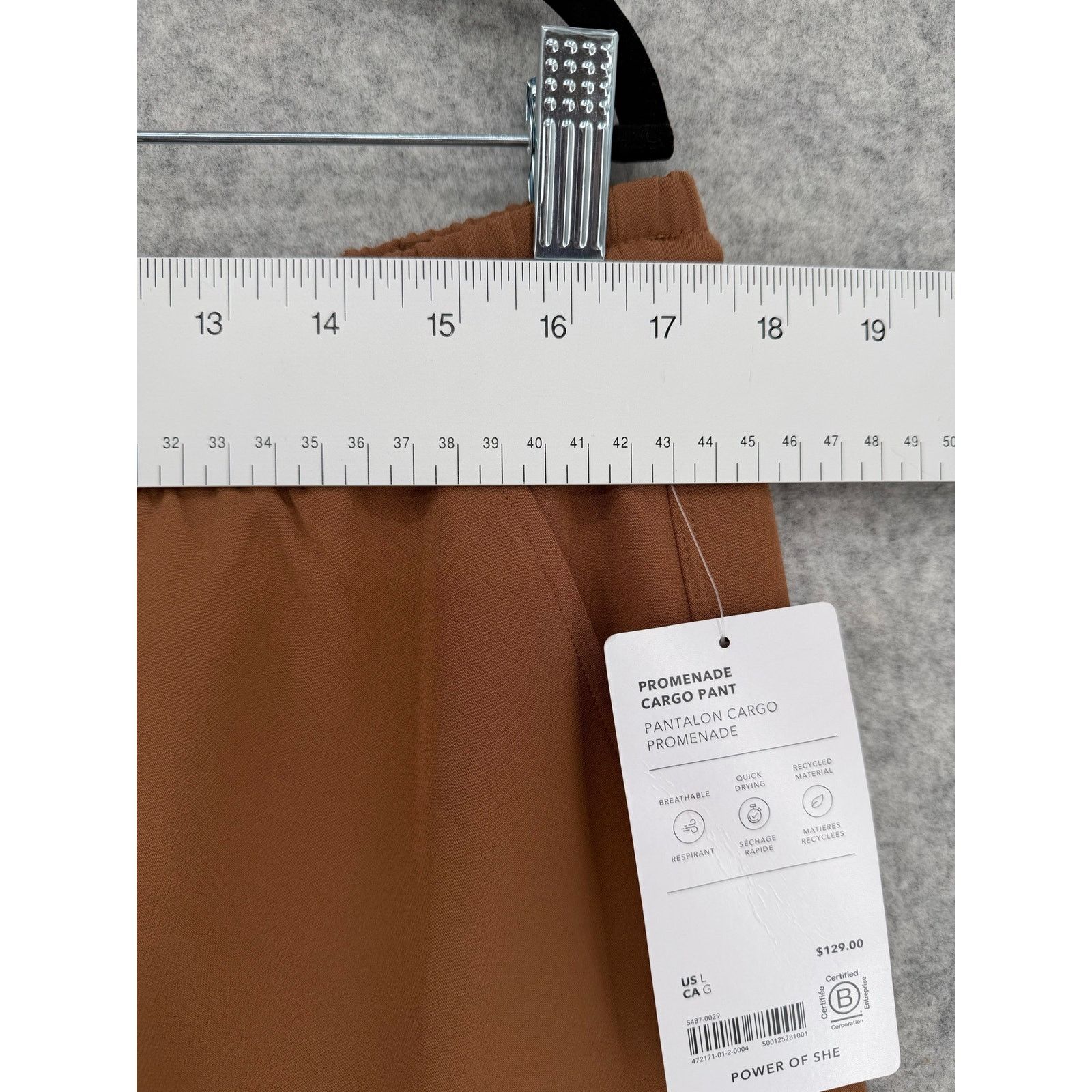 Athleta NWT Athleta Walnut Promenade High Rise Cargo Pant Size Large Size 34" / US 12 / IT 48 - 6 Thumbnail