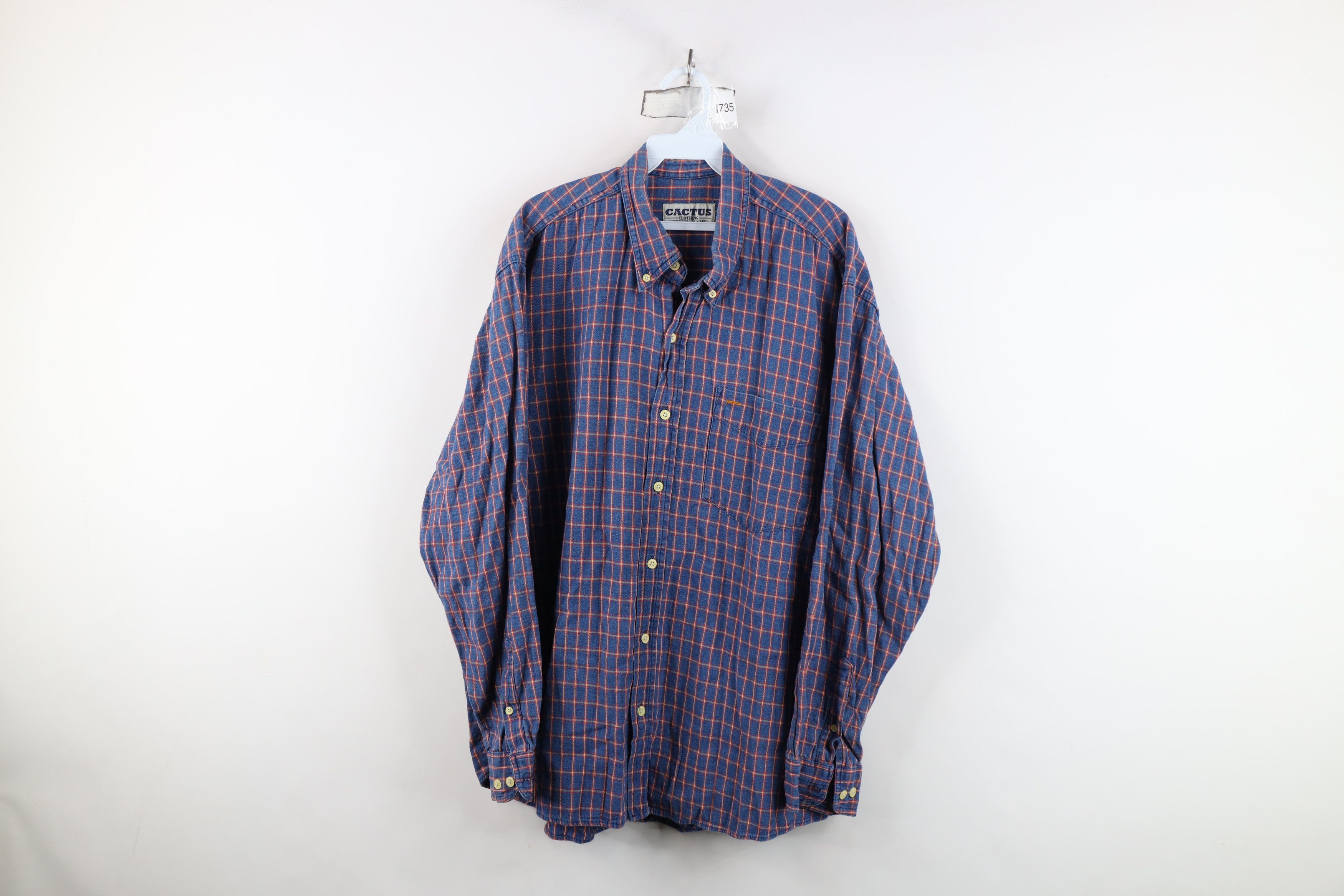 Vintage Vintage 90s Streetwear Fit Denim Collared Button Down Shirt Size US XL / EU 56 / 4 - 1 Thumbnail