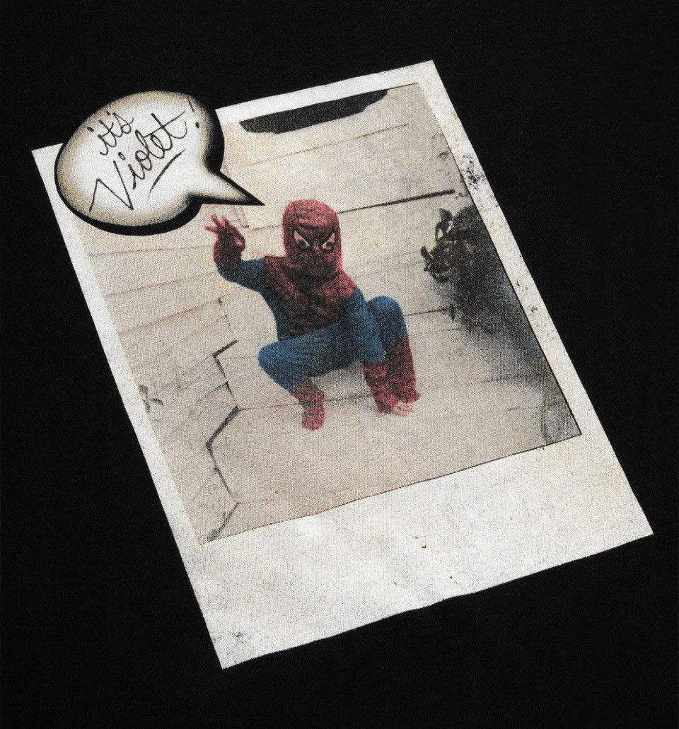 Other Violet Spiderman Polaroid tee black Size US L / EU 52-54 / 3 - 5 Thumbnail