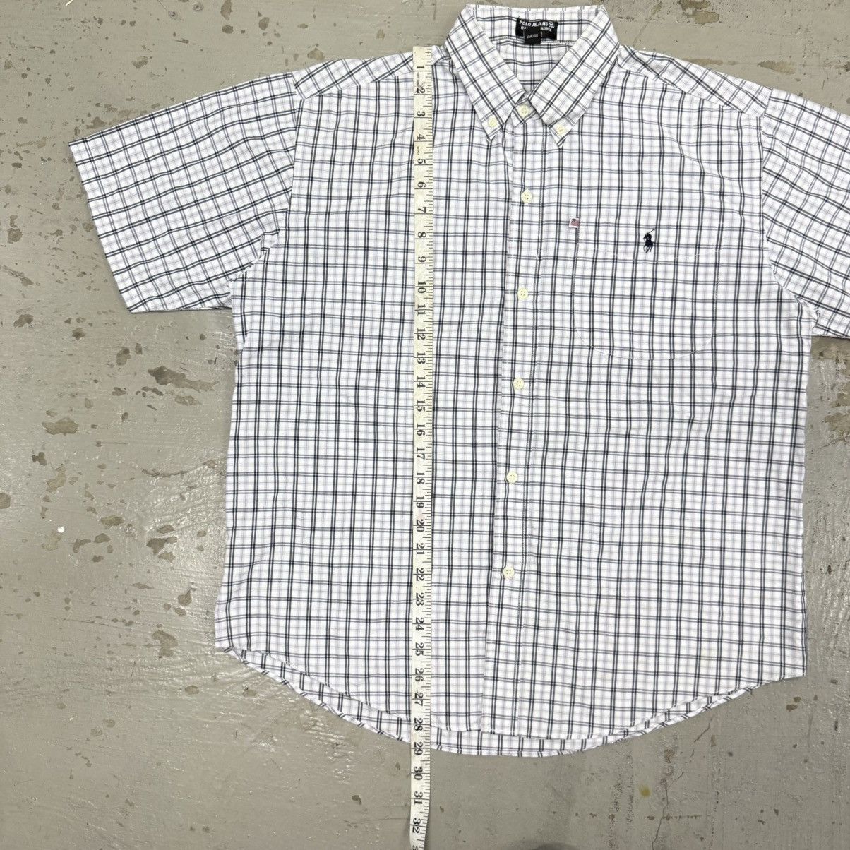 Polo Ralph Lauren Polo Jeans RL Short Sleeve Checked Shirt Size US L / EU 52-54 / 3 - 5 Thumbnail