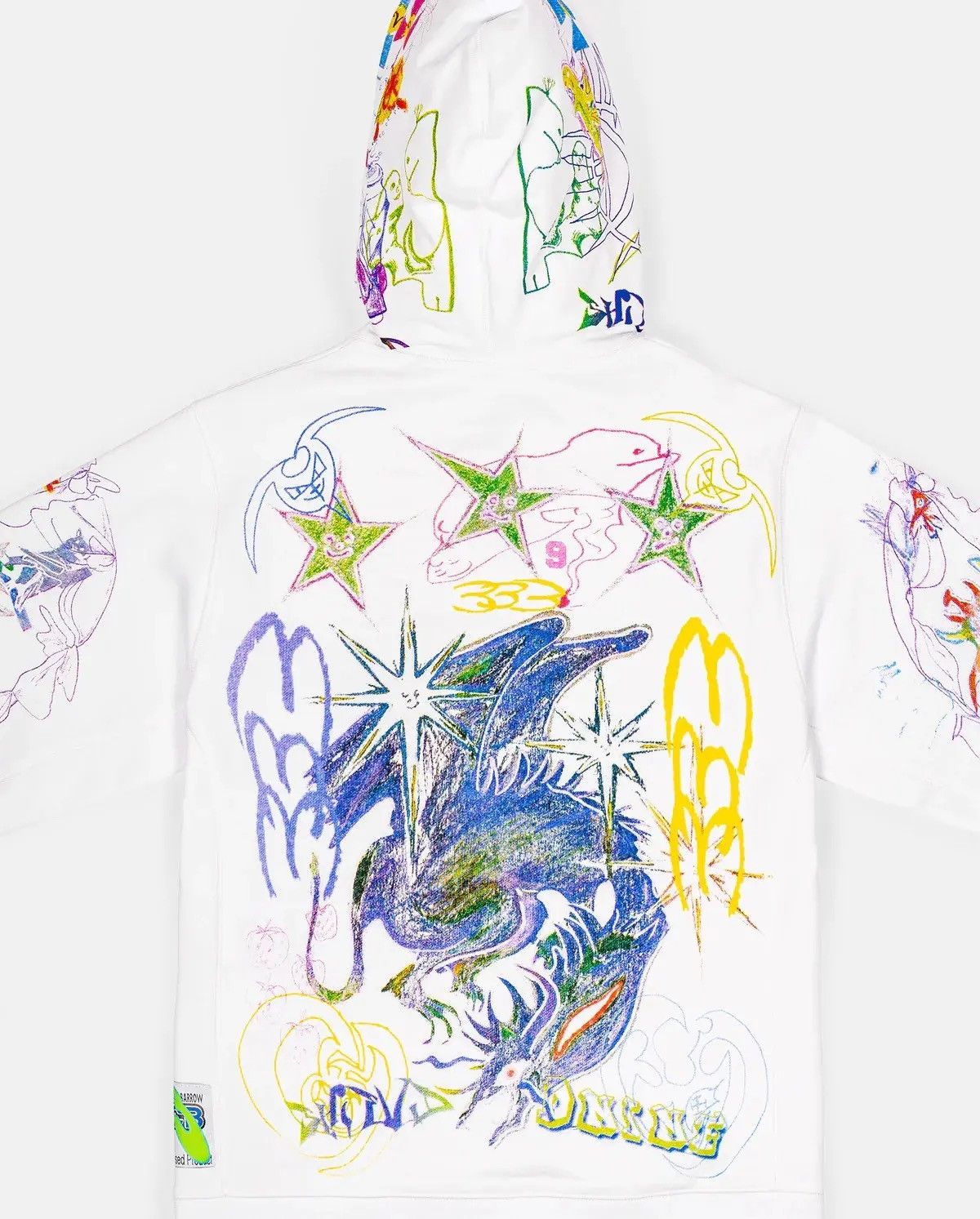 Drain Gang Claire Barrow x Bladee '333' [EXTASIA] Hoodie Size US L / EU 52-54 / 3 - 2 Thumbnail