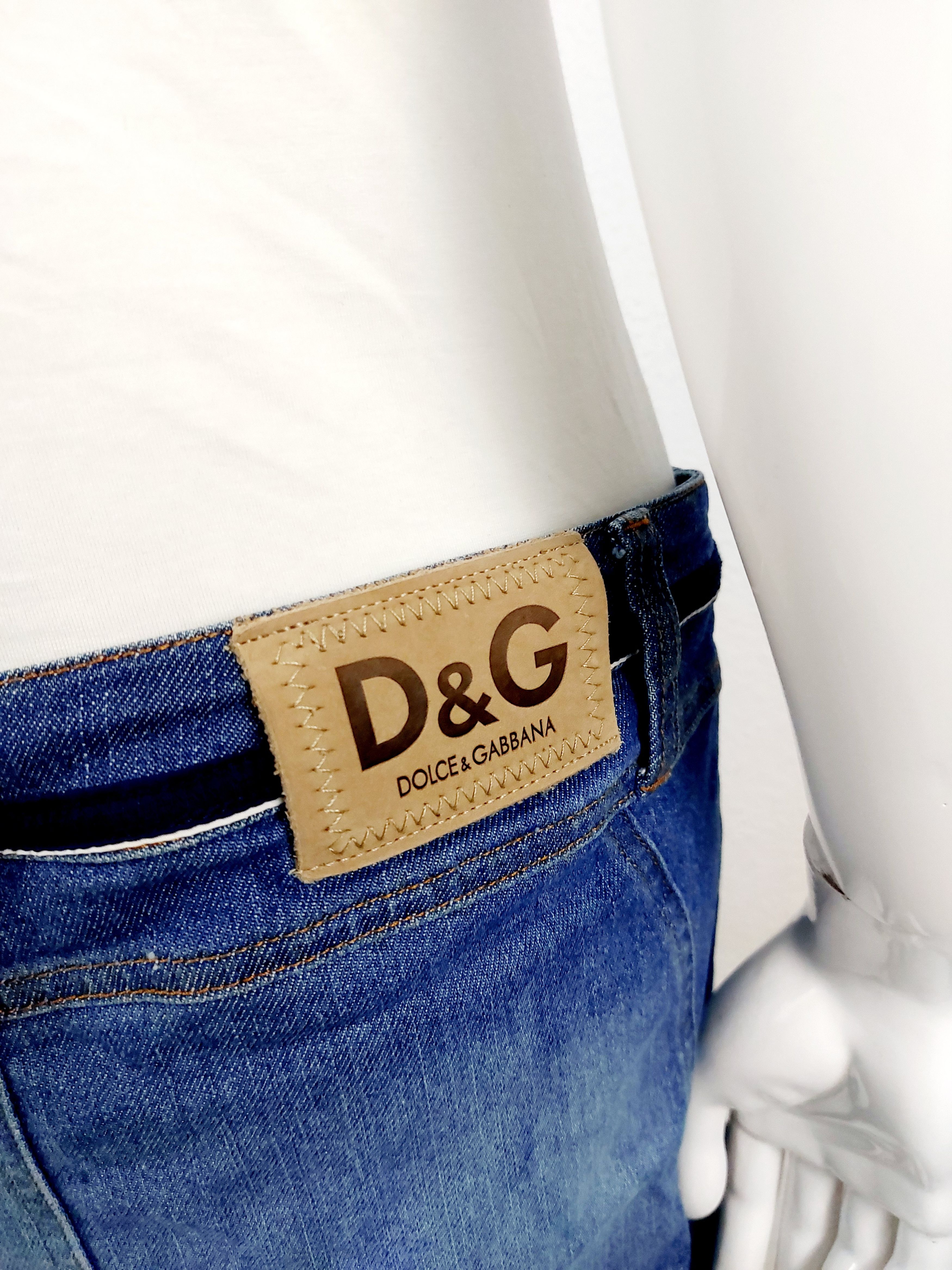 Dolce & Gabbana Dolce and Gabbana D&G Spaghetti Co Trattoria Denim Dress Size M / US 6-8 / IT 42-44 - 11 Thumbnail
