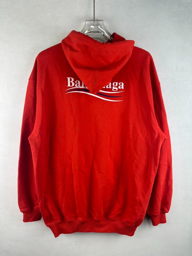 Balenciaga Balenciaga Red Coke Hoodie 2502-Nextarrow Size US XS / EU 42 / 0 - 1 Thumbnail