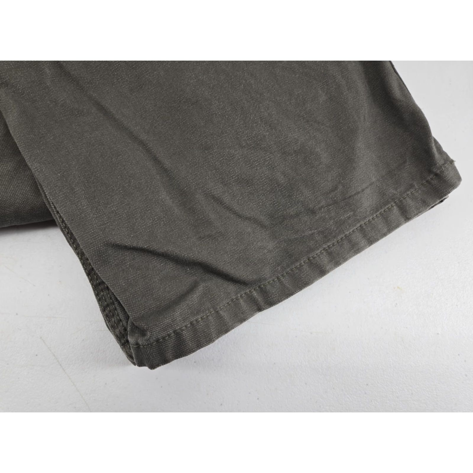 Vintage CE Schmidt Workwear Pants Mens 46x30 Gray Green Canvas Carpenter Jeans Pants Big & Tall Size US 30 / EU 46 - 6 Thumbnail