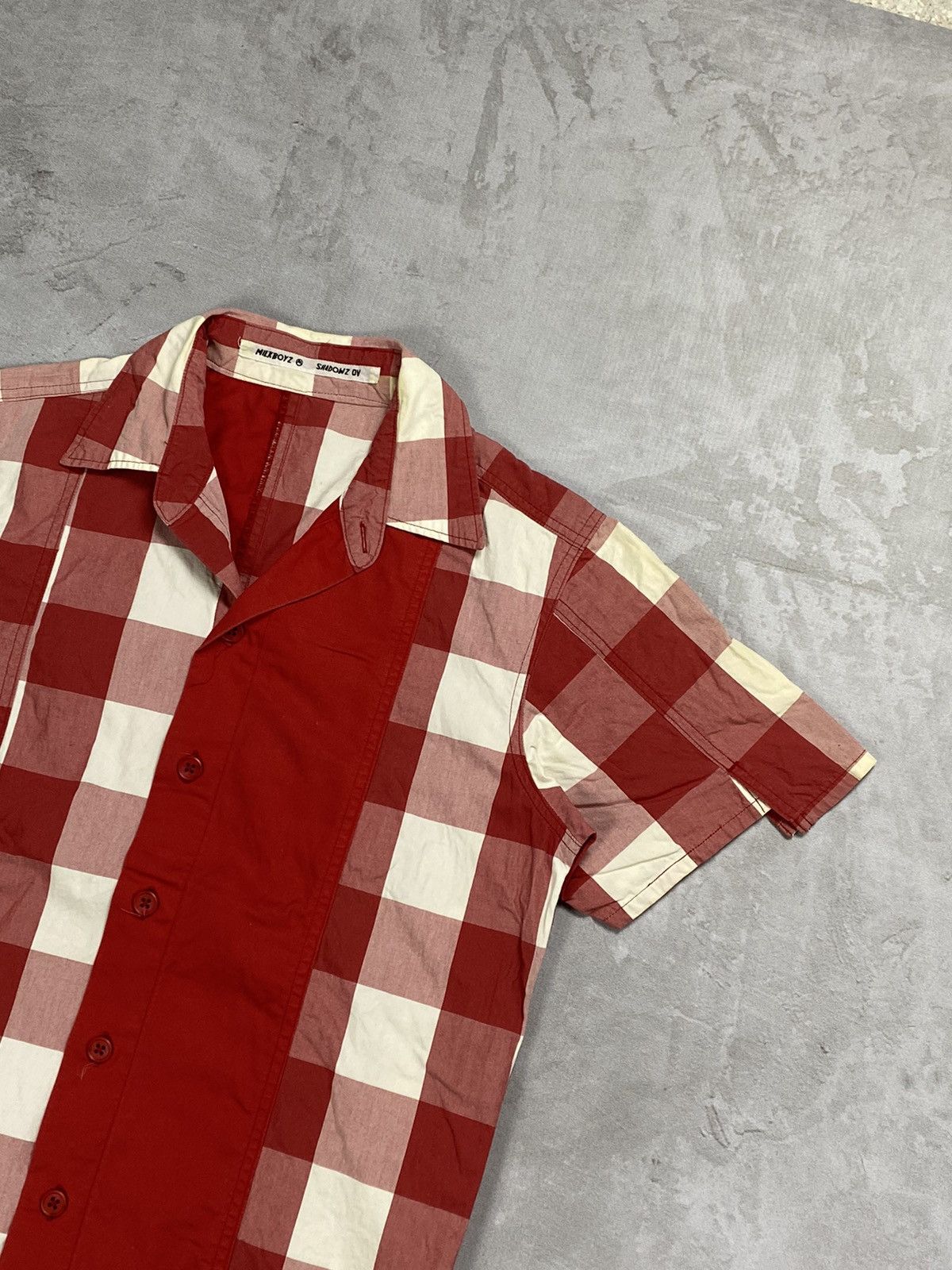 20471120 Milkboy Shadowz Plaid Button Shirt Size US M / EU 48-50 / 2 - 7 Thumbnail