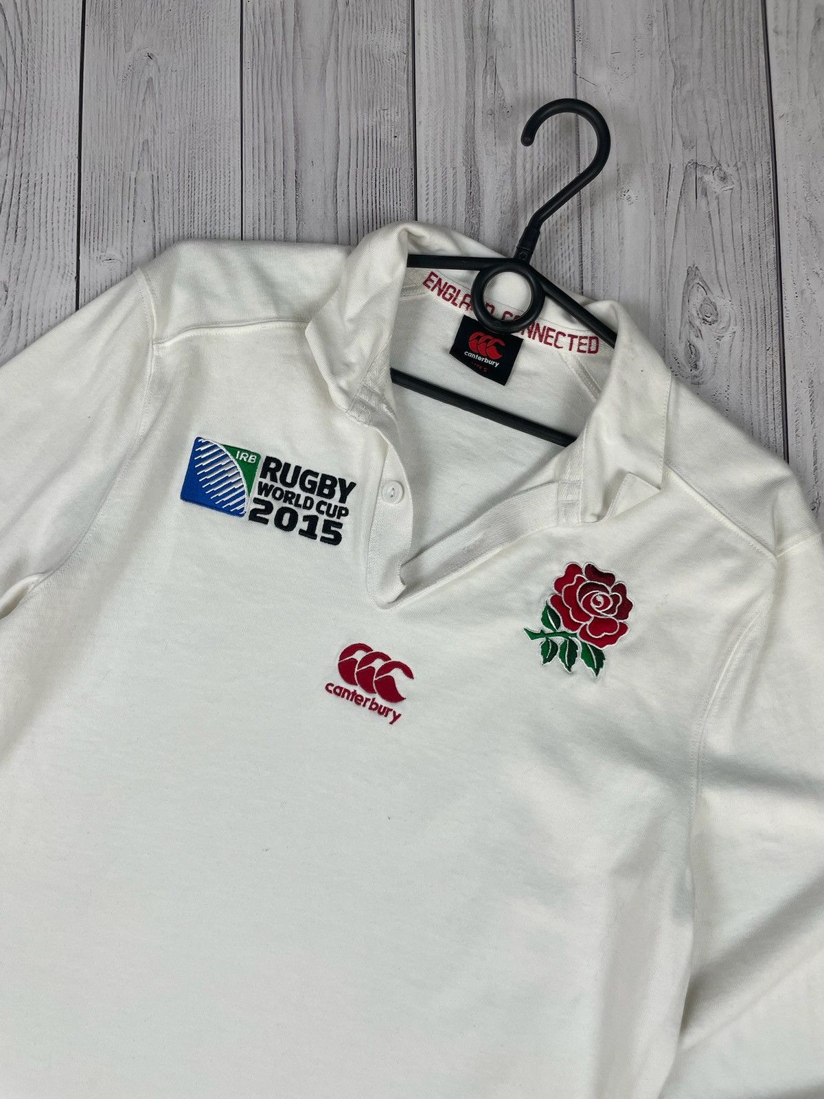 Canterbury of New Zealand Vintage England Canterbury rugby jersey size S 2015 Size US S / EU 44-46 / 1 - 2 Thumbnail