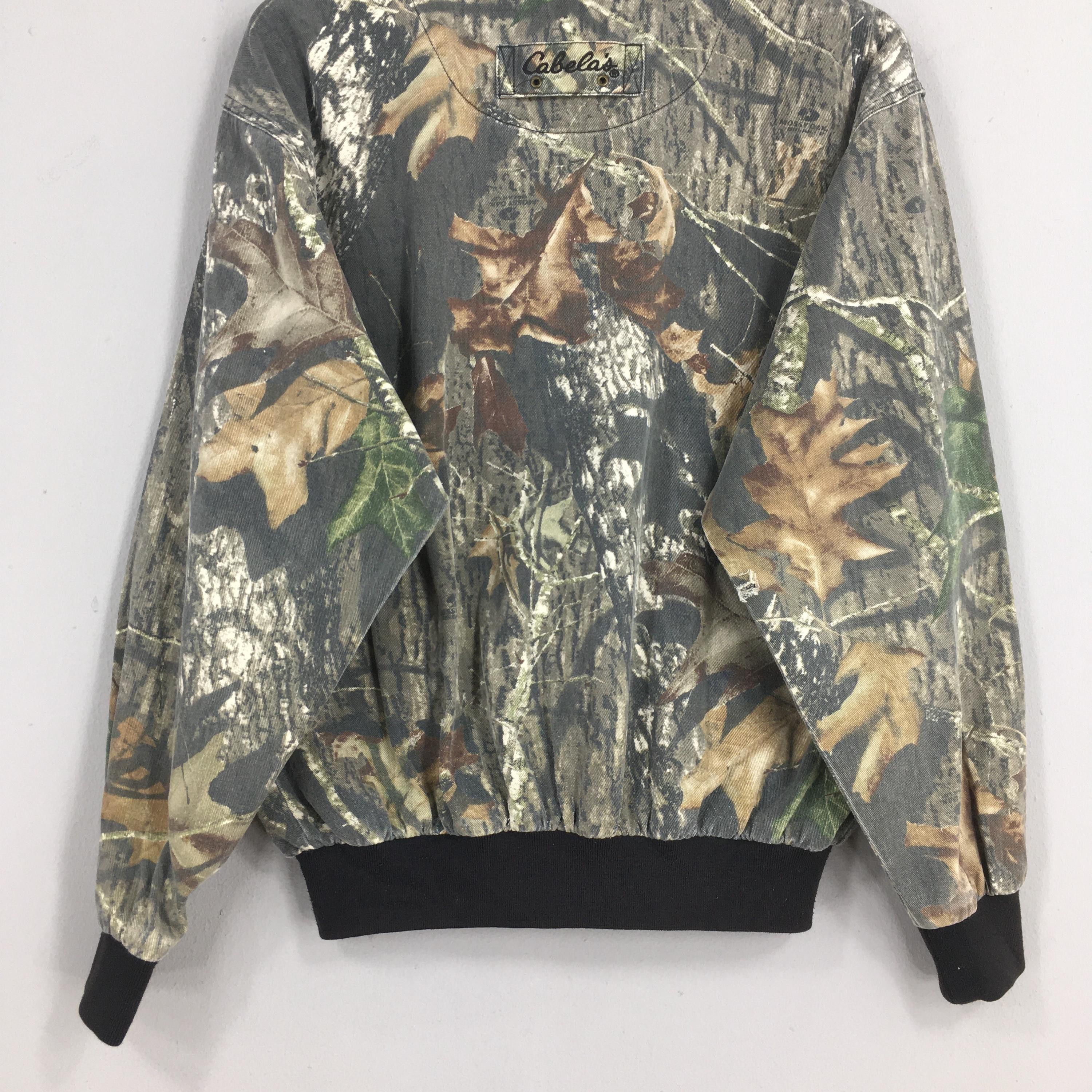 Cabelas Vintage Cabela's Mossy Oak Tree Camo Zipper Jacket Medium Size US M / EU 48-50 / 2 - 9 Thumbnail