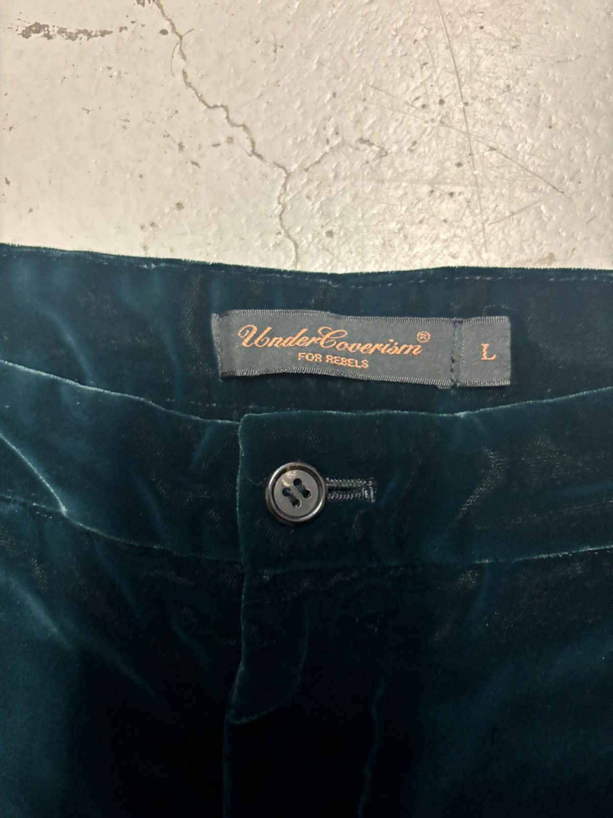 Undercover Undercover AW02 ‘Witches Cell Division’ Velour Pants Size US 32 / EU 48 - 6 Thumbnail