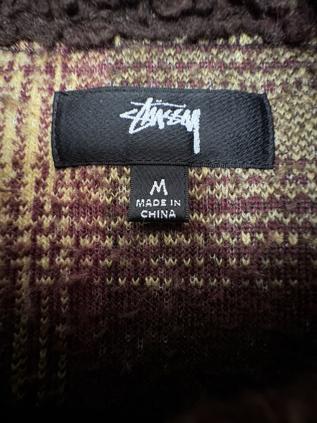 Stussy Shadow Plaid Sherpa Zip Size US M / EU 48-50 / 2 - 4 Thumbnail