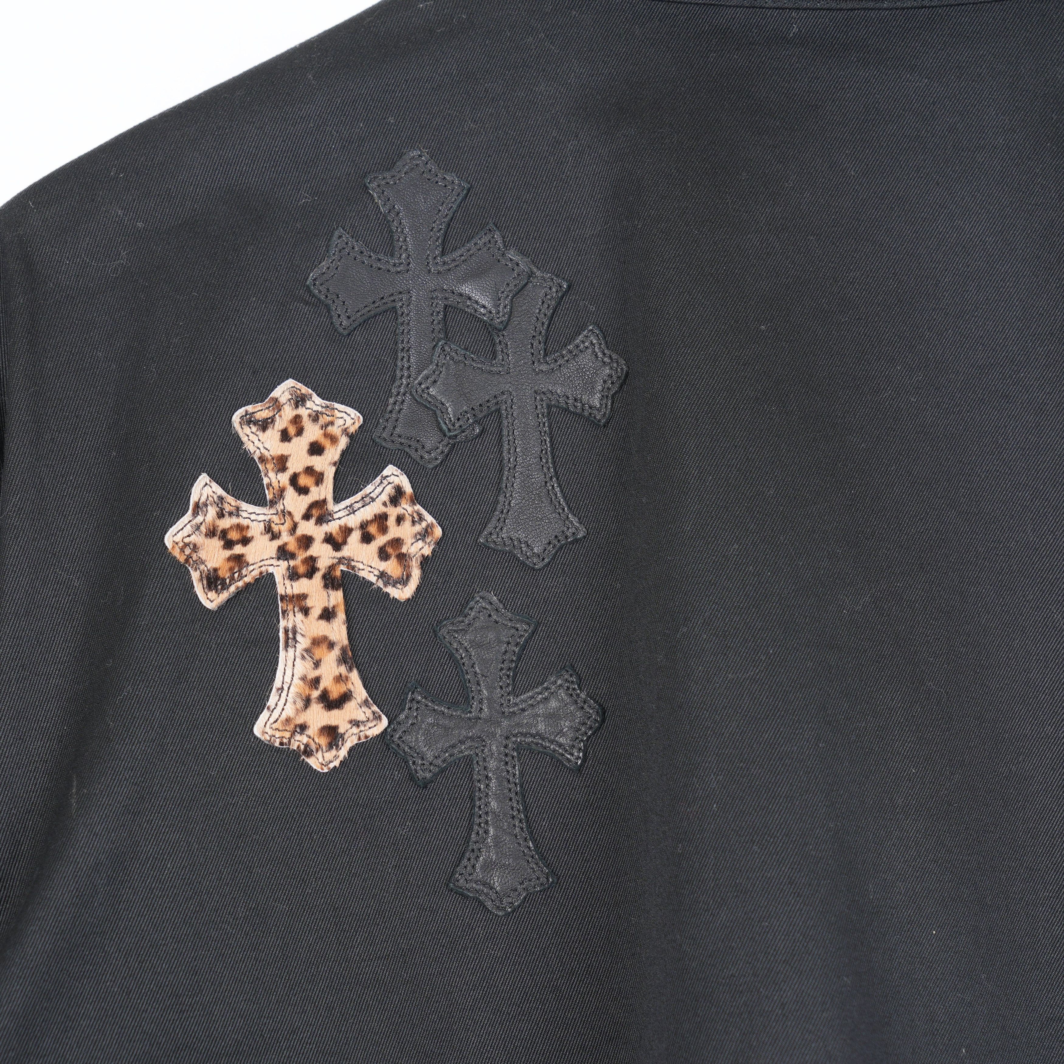 Chrome Hearts CHROME HEARTS CHEETAH PATCH WORK JACKET Size US XXL / EU 58 / 5 - 7 Thumbnail