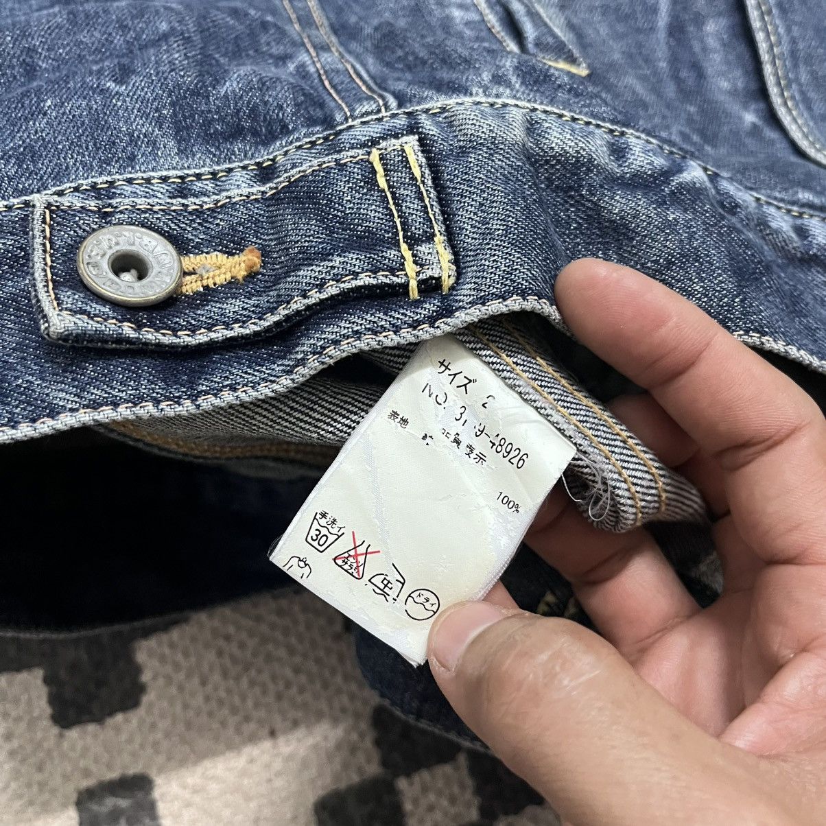 Blue Blue Japan Authentic Blue Blue Japan Distressed Denim Jacket Size US XS / EU 42 / 0 - 8 Thumbnail