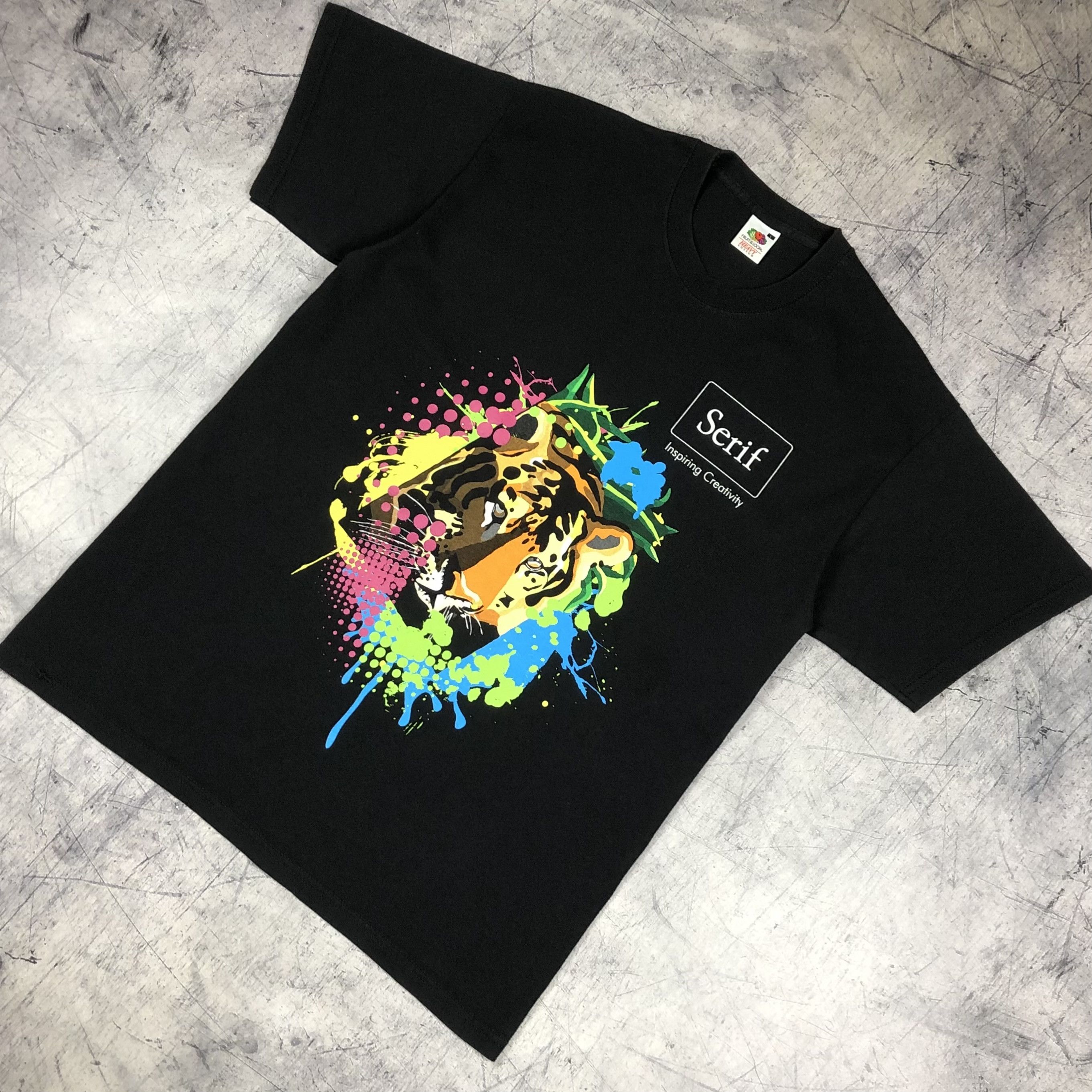 Vintage Serif Inspiring Creativity Graphic Software Tee Size US L / EU 52-54 / 3 - 5 Thumbnail