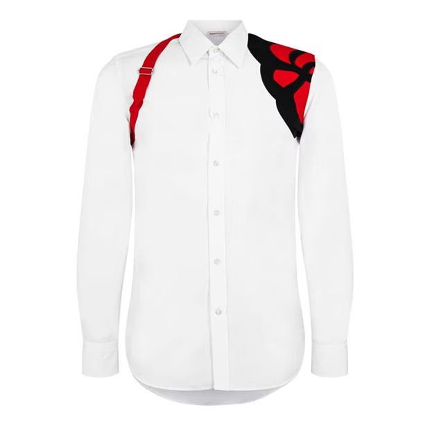 image of Alexander Mcqueen O1G2R1Mq0324 Shirt In White, Men's (Size Large)