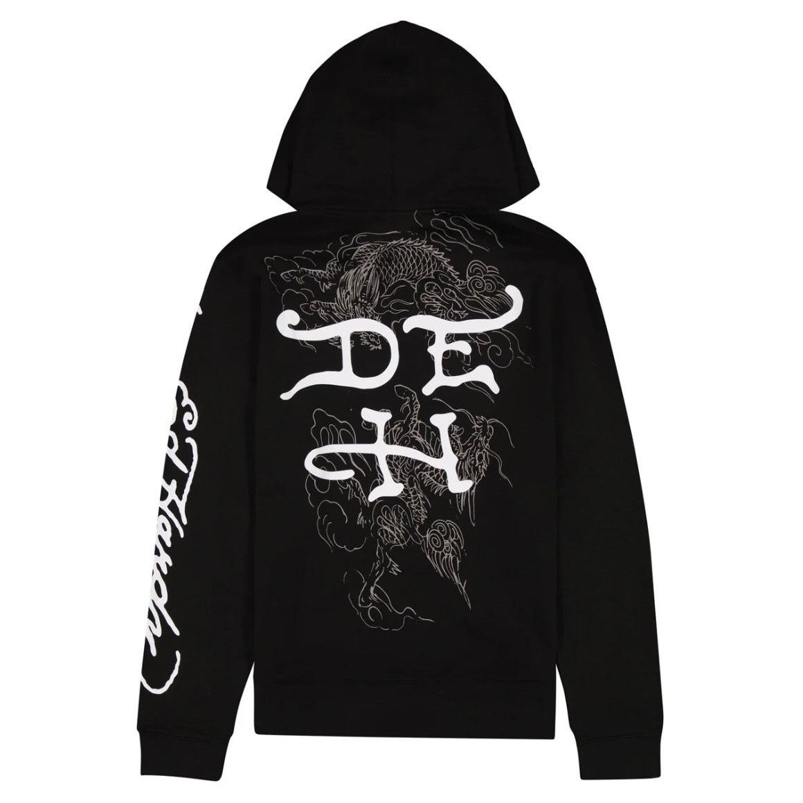 Ed Hardy Ed Hardy Japan Dragon Hoodie Size US XL / EU 56 / 4 - 2 Thumbnail