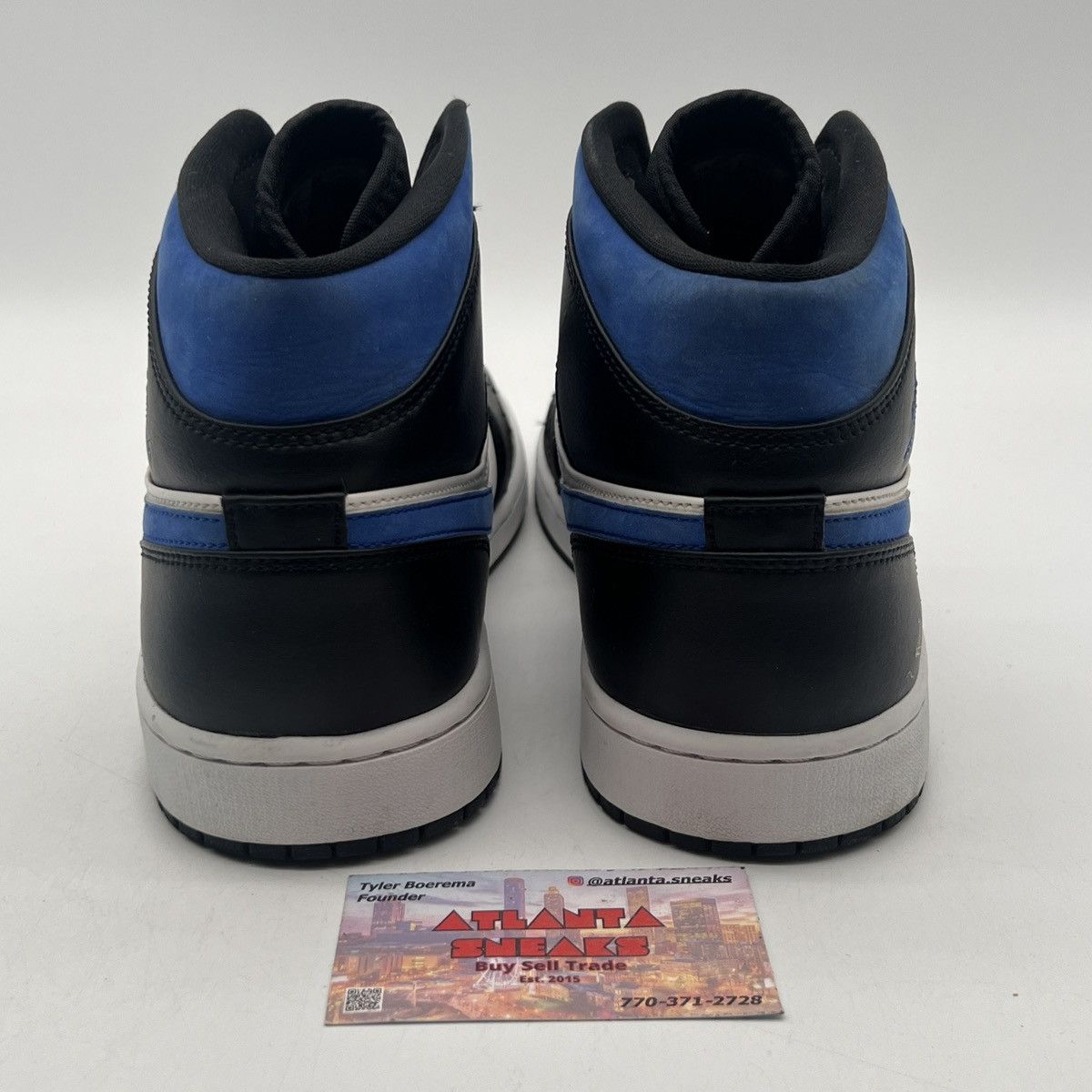 Nike Air Jordan 1 Mid racer blue Size US 13 / EU 46 - 3 Thumbnail