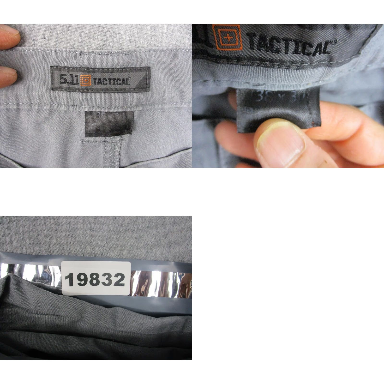Vintage 5.11 Tactical Pants Mens Gray Relaxed Fit Cargo Workwear 38x30 Size US 34 / EU 50 - 9 Thumbnail