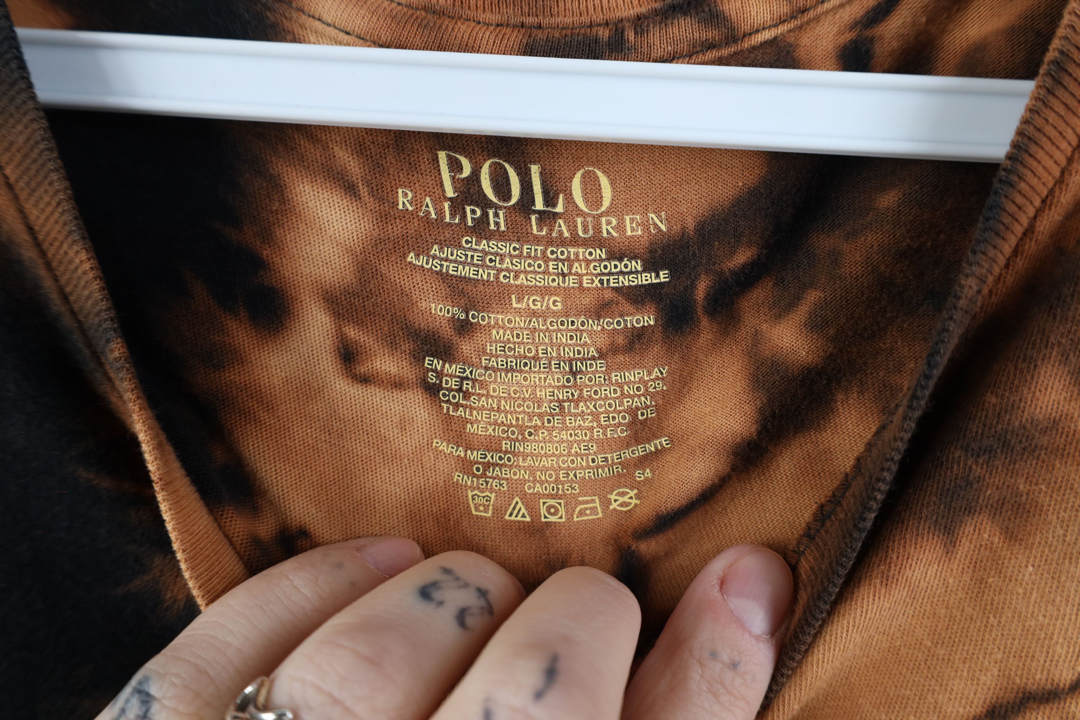 Polo Ralph Lauren Vintage Y2K Ralph Lauren Acid Wash Short Sleeve T-Shirt Size US L / EU 52-54 / 3 - 8 Thumbnail