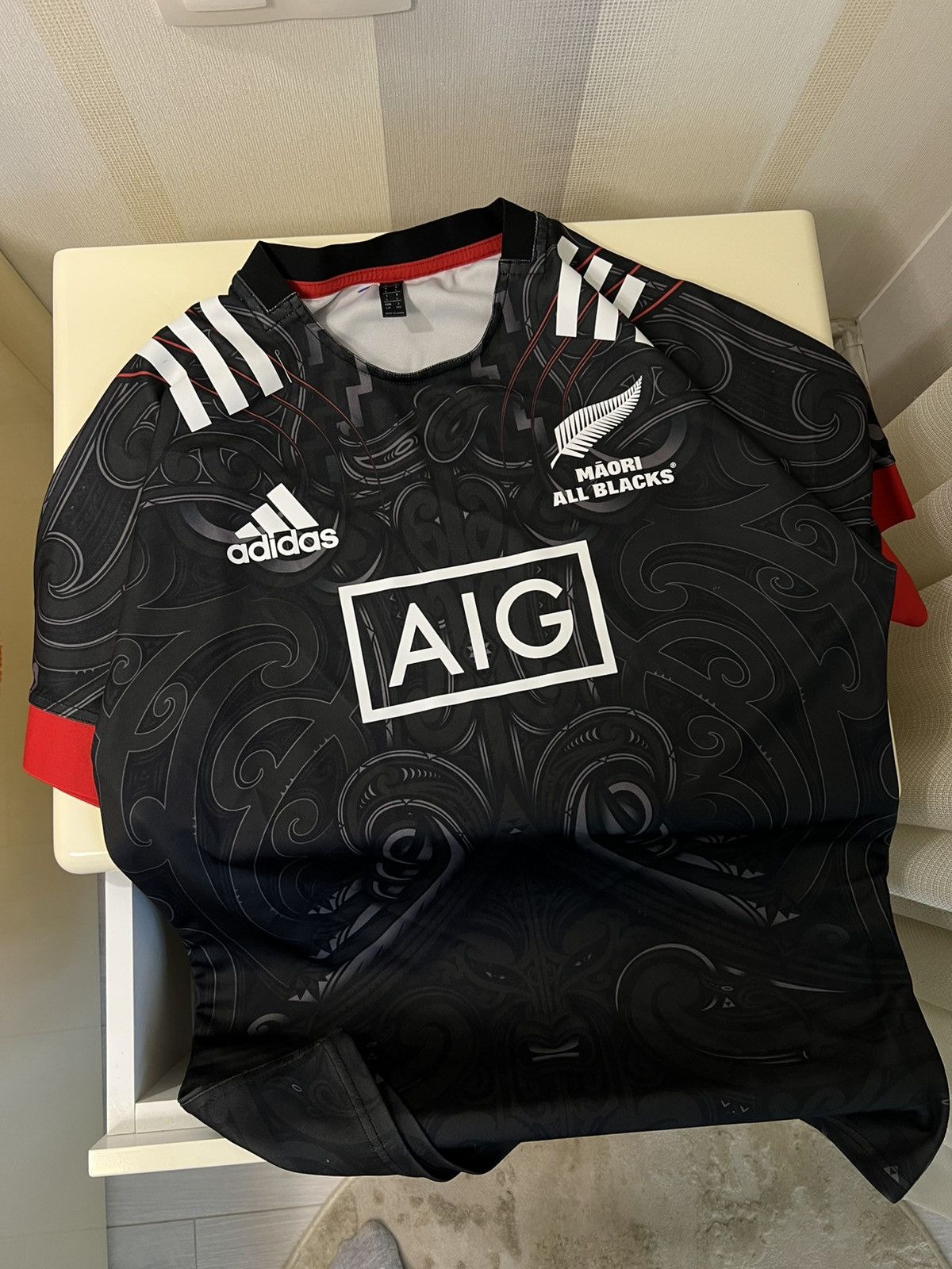 Adidas × Vintage Adidas Men’s Māori Repl JSY T-Shirt Size US L / EU 52-54 / 3 - 1 Thumbnail
