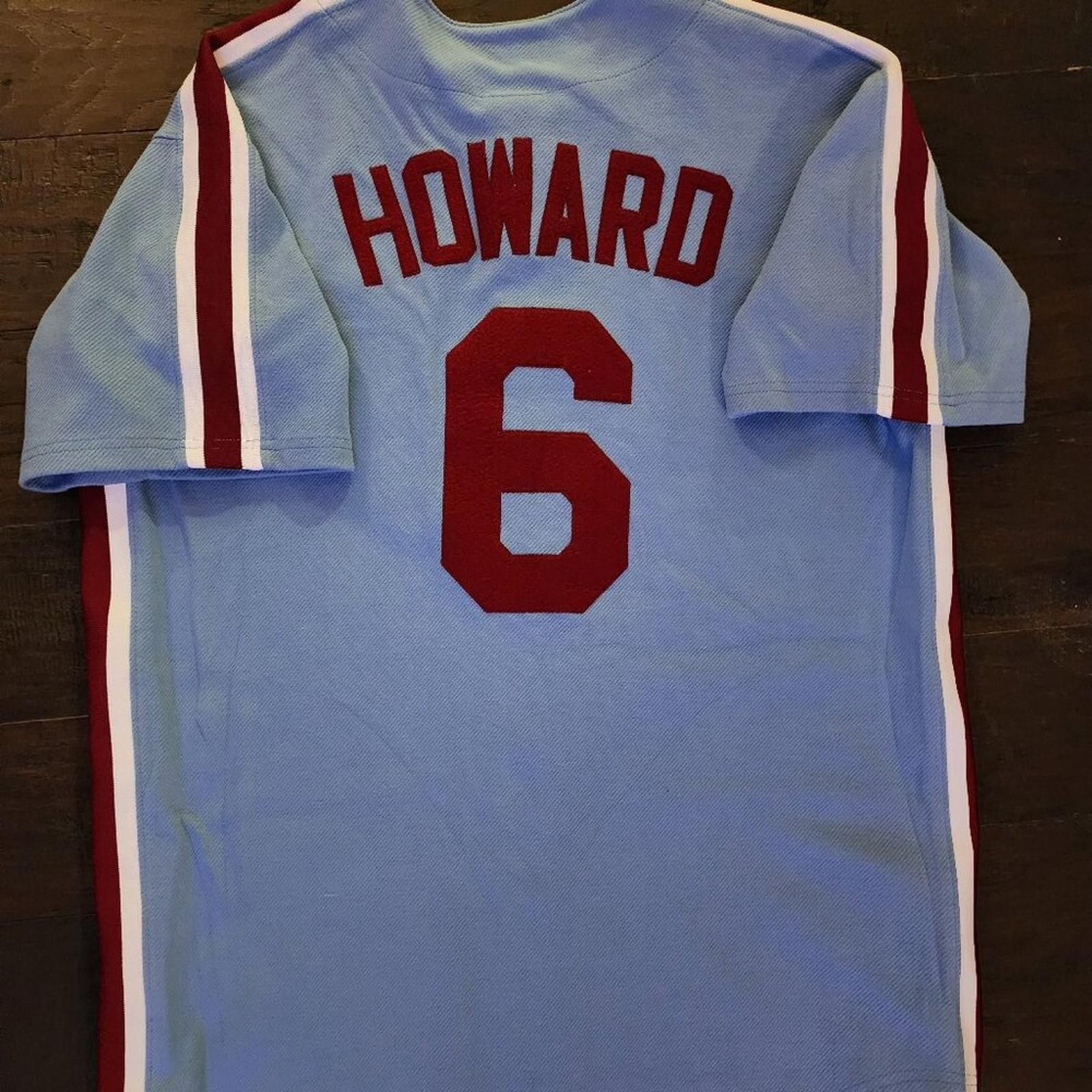 Majestic Ryan Howard #6 MLB Philadelphia Phillies blue jersey. Size L Size US L / EU 52-54 / 3 - 1 Thumbnail