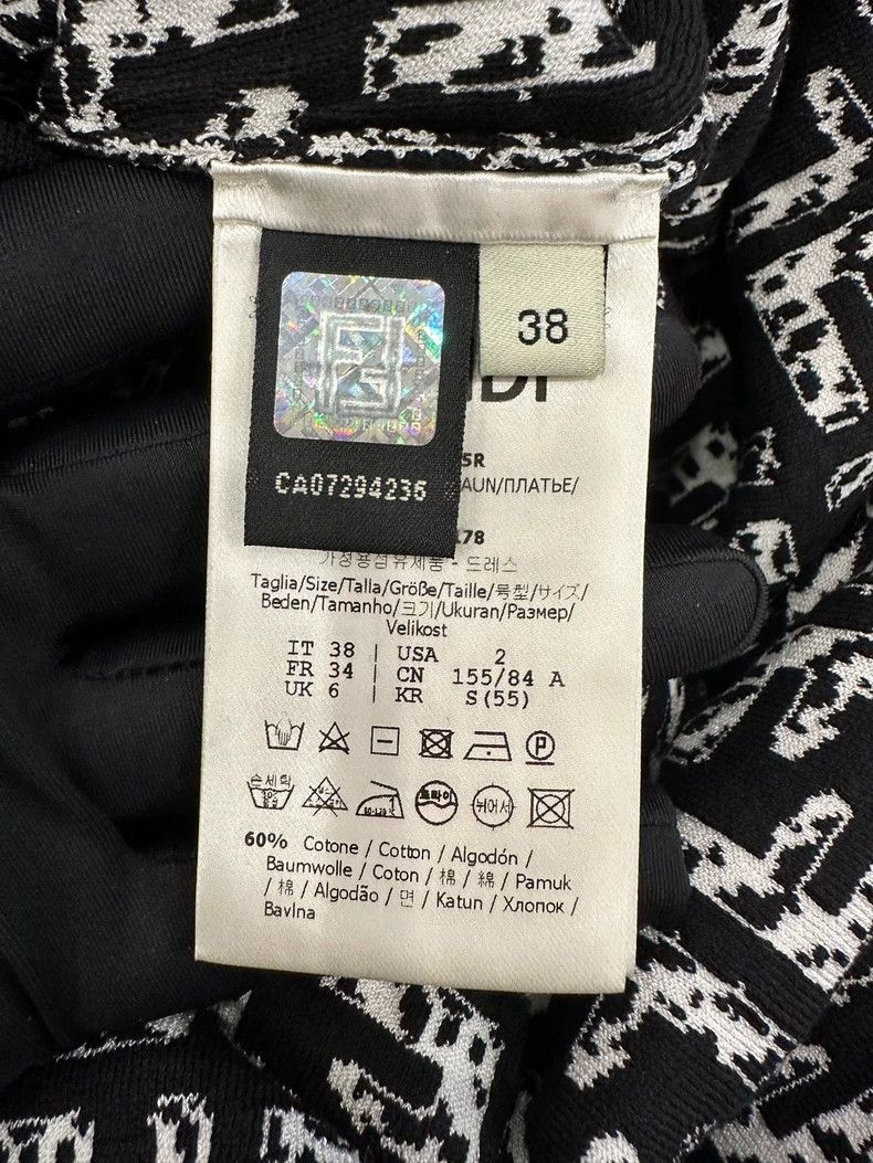 Fendi Fendi Black and White Dress California Edition Size US 30 / EU 46 - 5 Thumbnail