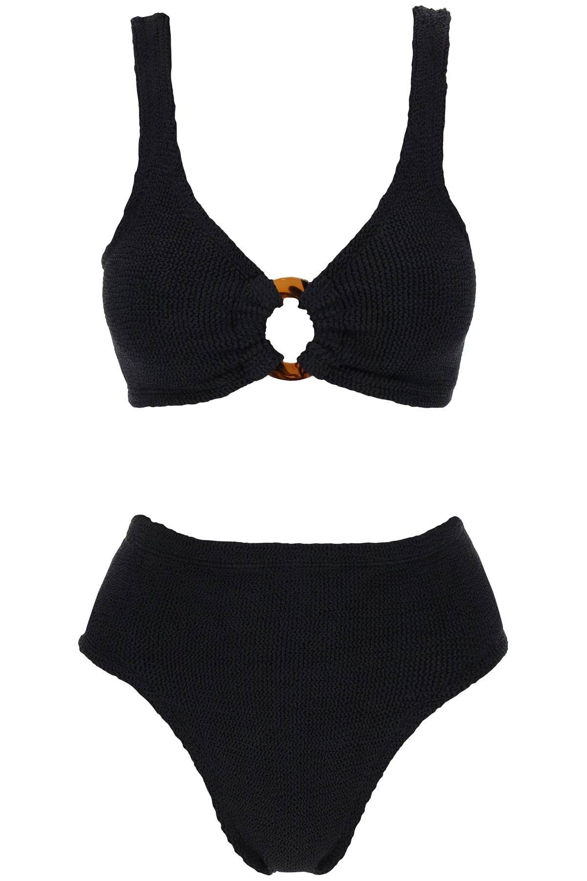 image of Hunza G Nadine Bikini Set in Nero, Women's