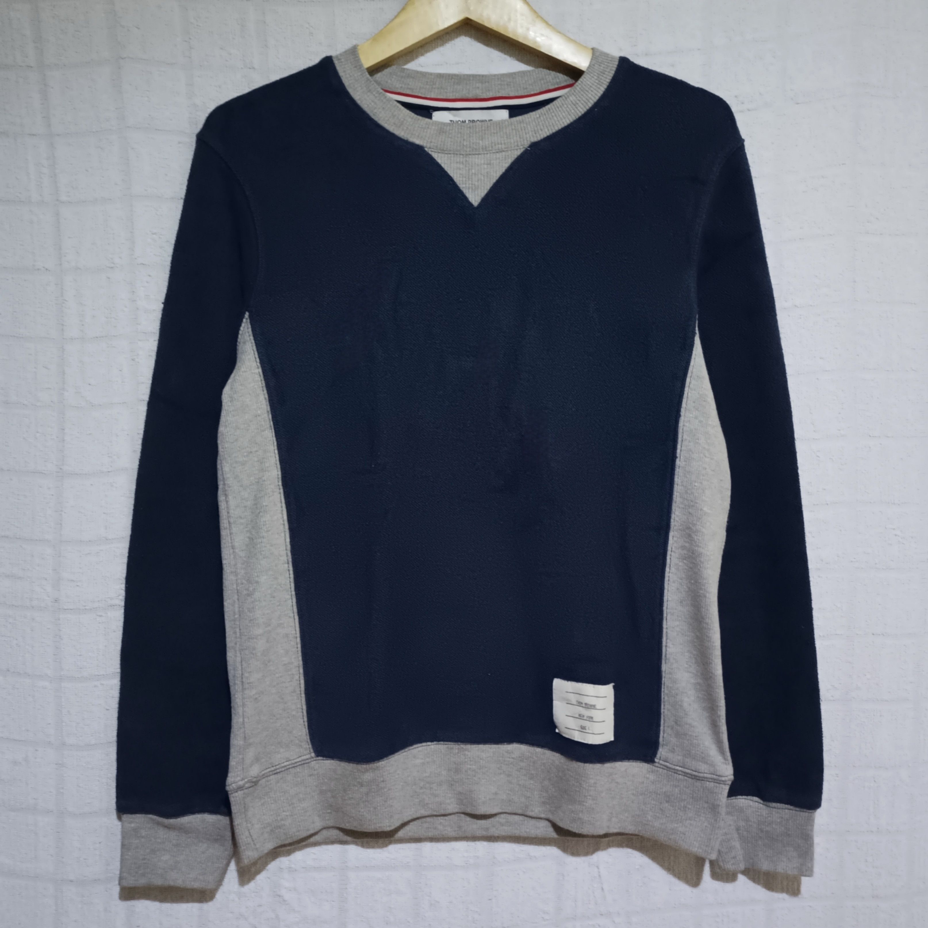 Other Thom Browne Two-Tone Sweatshirt Size US M / EU 48-50 / 2 - 2 Thumbnail