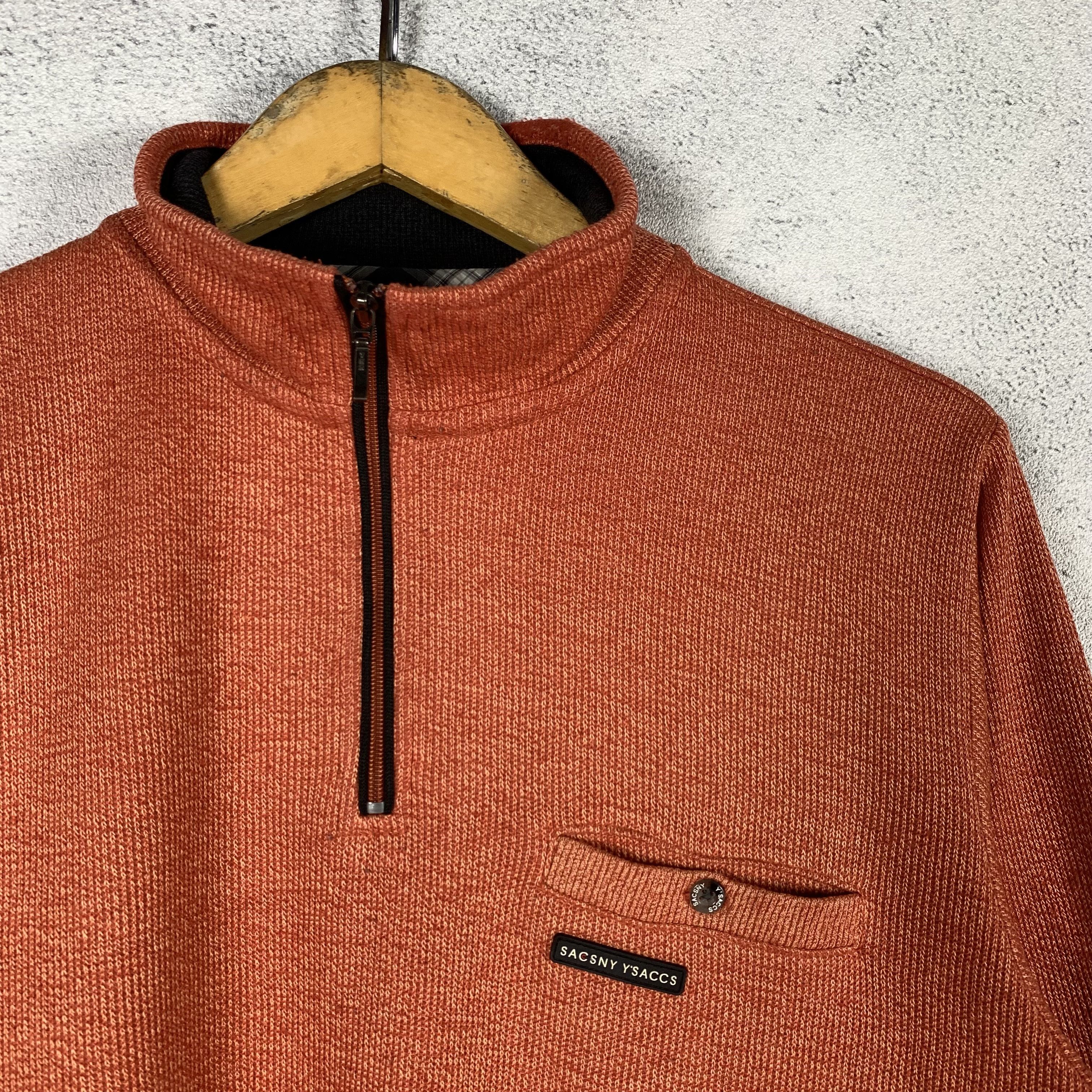 Yohji Yamamoto SACSNY Y'SACCS Halfzip Sweatshirt Crewneck Size US S / EU 44-46 / 1 - 4 Thumbnail