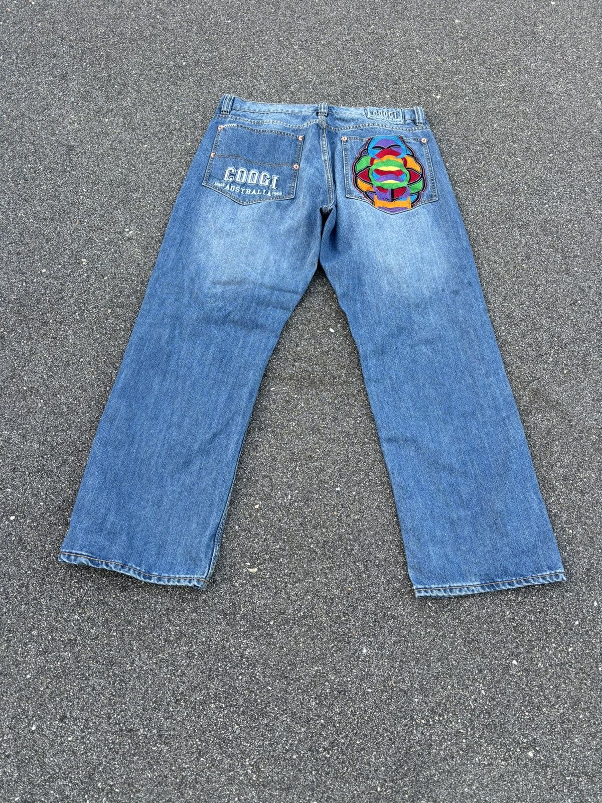 Coogi × Vintage Y2K baggy Coogi jeans 38x32 embroidered wide-leg blue denim Size US 38 / EU 54 - 1 Thumbnail