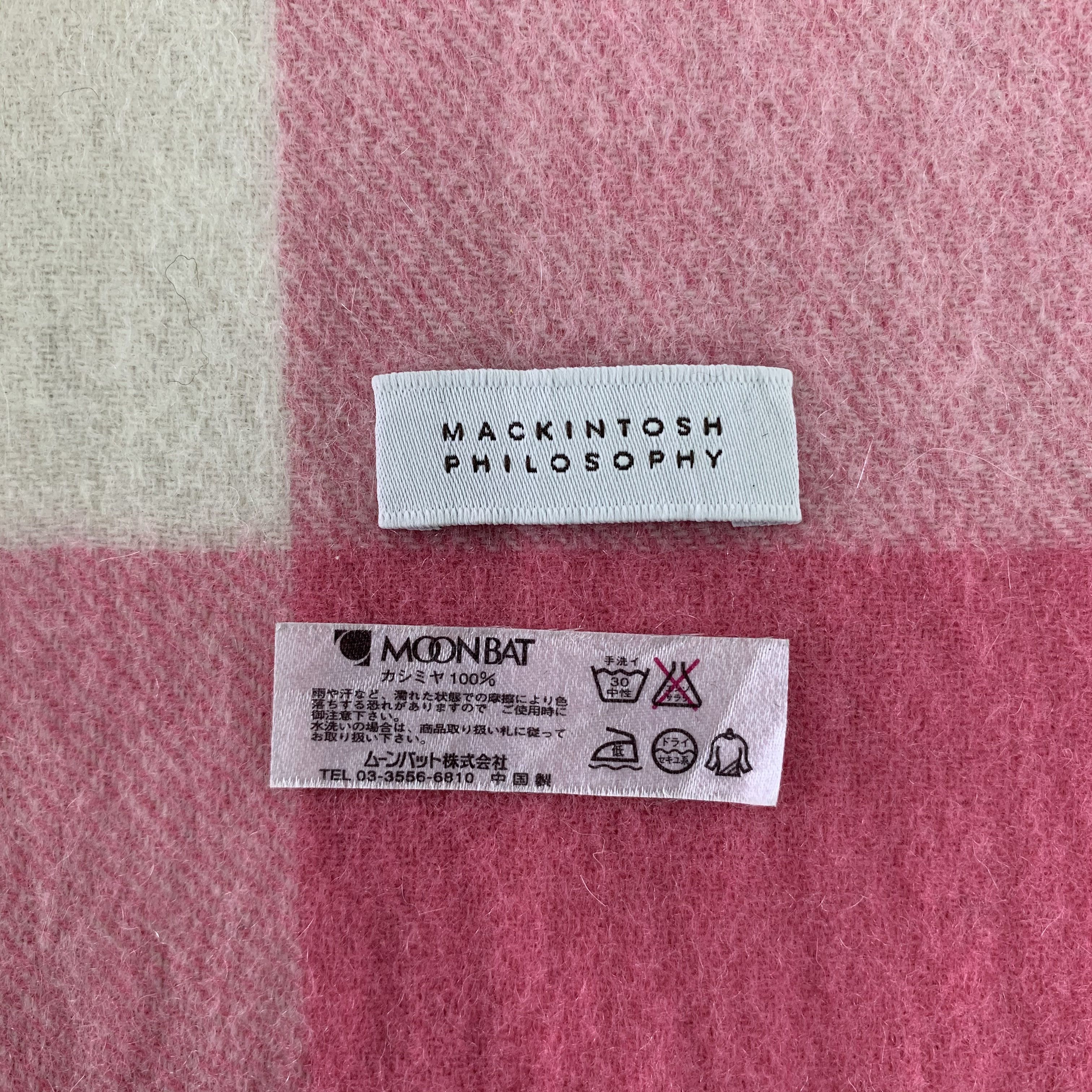 Mackintosh Mackintosh Philosophy Scarf Wool Muffler Neck Wrap BL4281 Size ONE SIZE - 5 Thumbnail