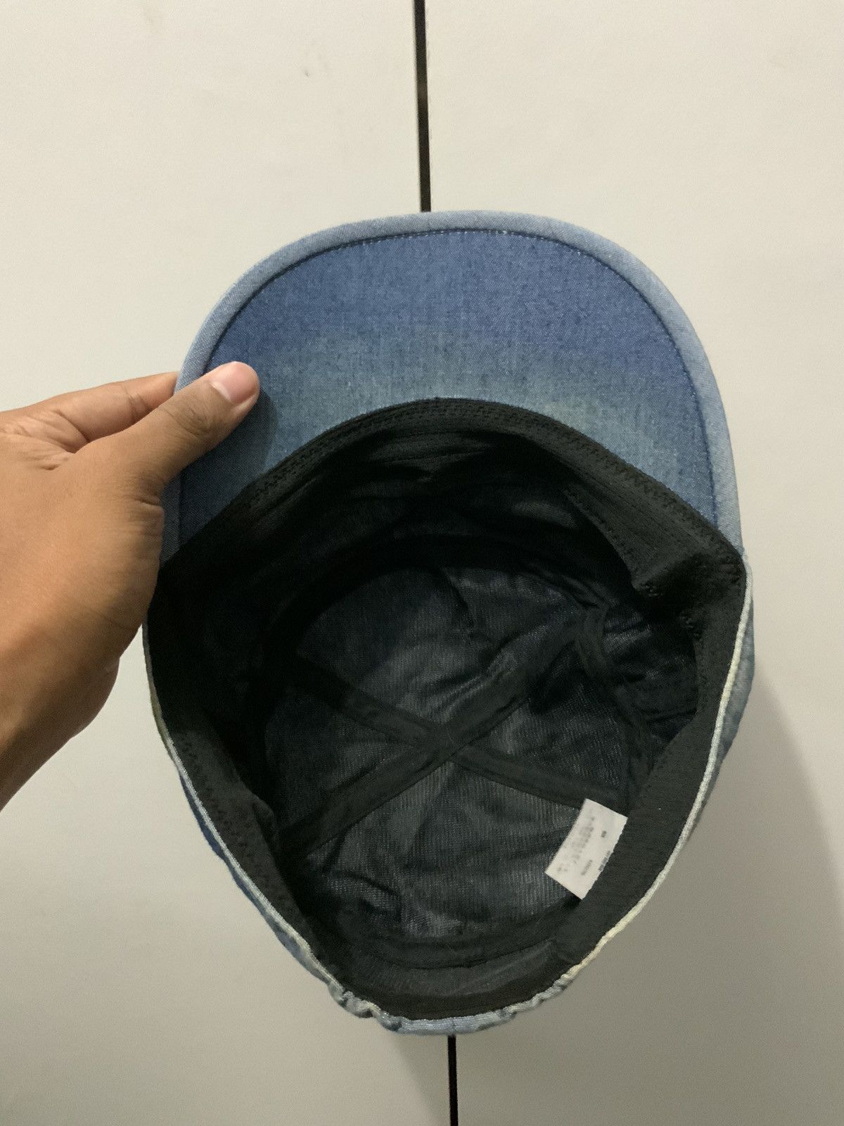 Japanese Brand Fade Archive Indigo Fitted Hat Cap Size ONE SIZE - 7 Thumbnail