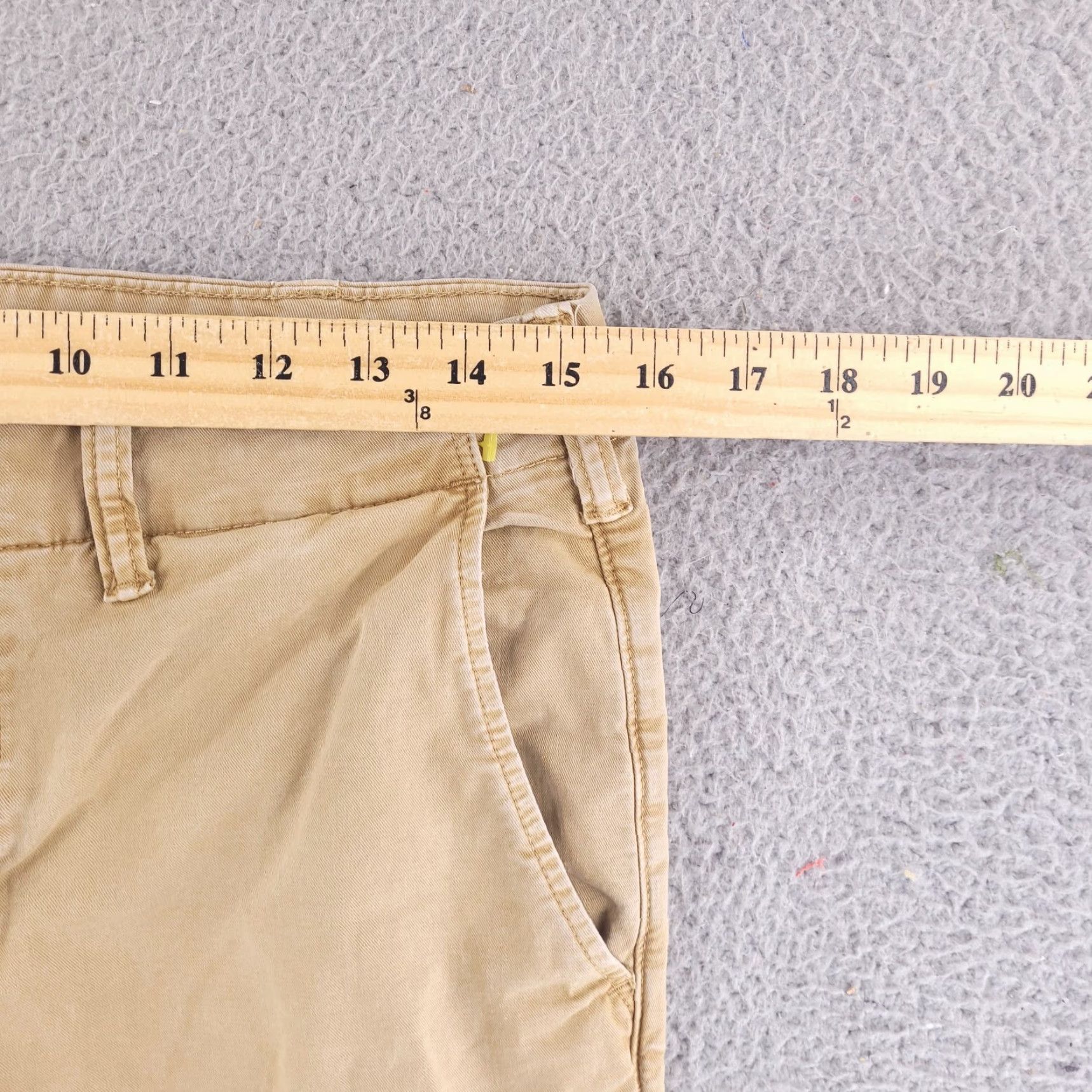American Eagle Outfitters American Eagle Outfitters Pants Mens 31x28 Slim Straight Khaki Beige Size US 31 - 7 Thumbnail