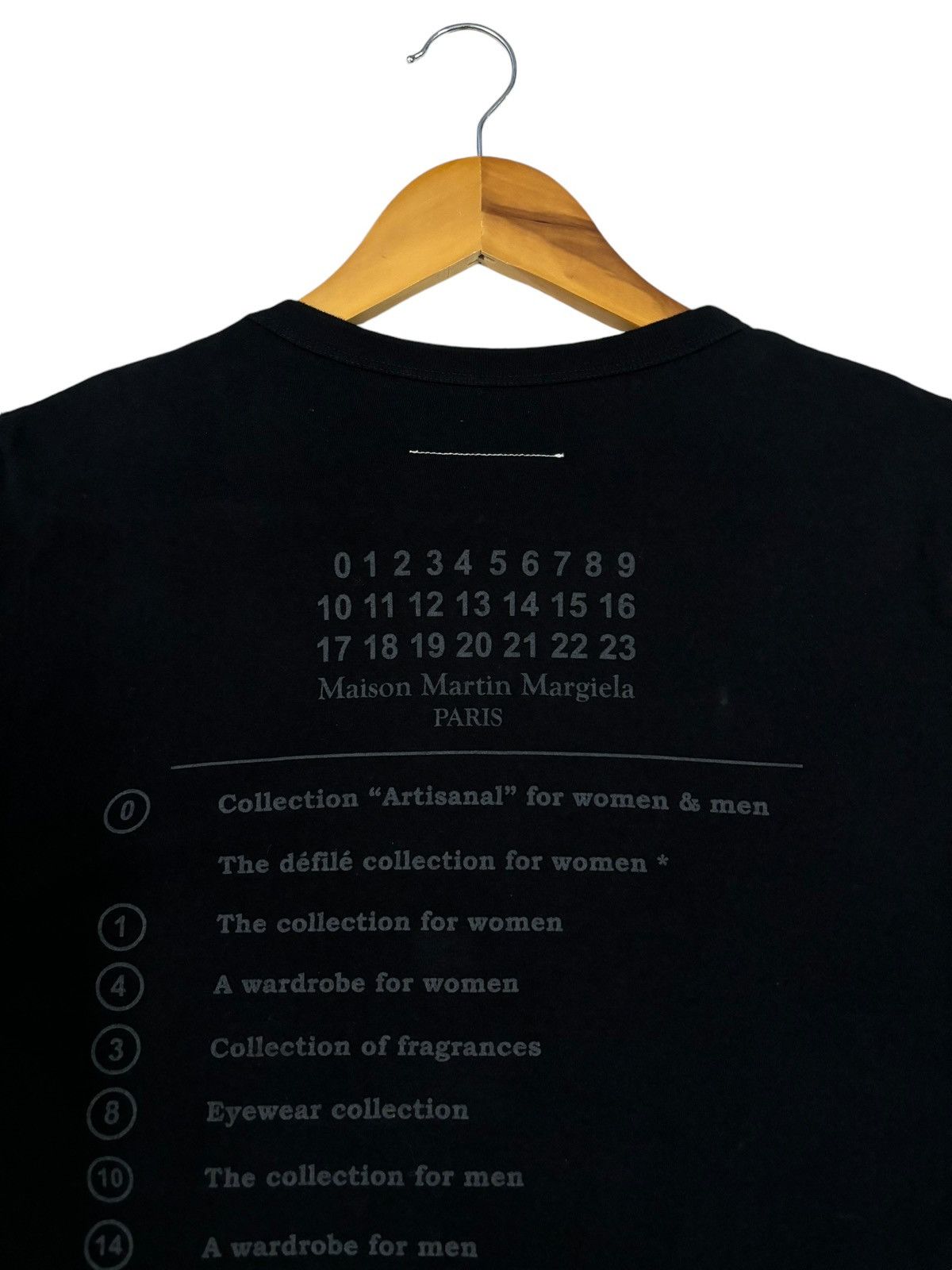 Maison Margiela MM6 Maison Martin Margiela Black Short Sleeve T-shirt Size US S / EU 44-46 / 1 - 8 Thumbnail