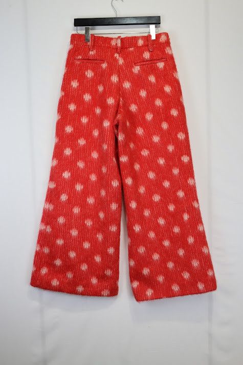 Marni o1rshd1 Tulip Wool Trouser with Brushed Dot in Red Size US 32 / EU 48 - 7 Thumbnail