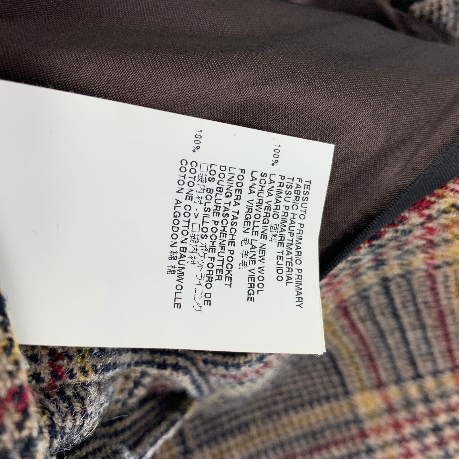 Marc Jacobs MARC JACOBS Size 38 Tan Plaid Wool Buttoned Coat Size US S / EU 44-46 / 1 - 7 Thumbnail
