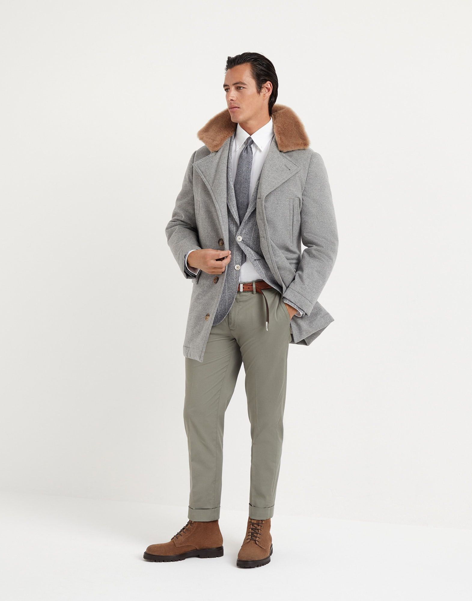 Brunello Cucinelli o1la1rc1a0925 Pants in Green Size US 32 / EU 48 - 4 Thumbnail
