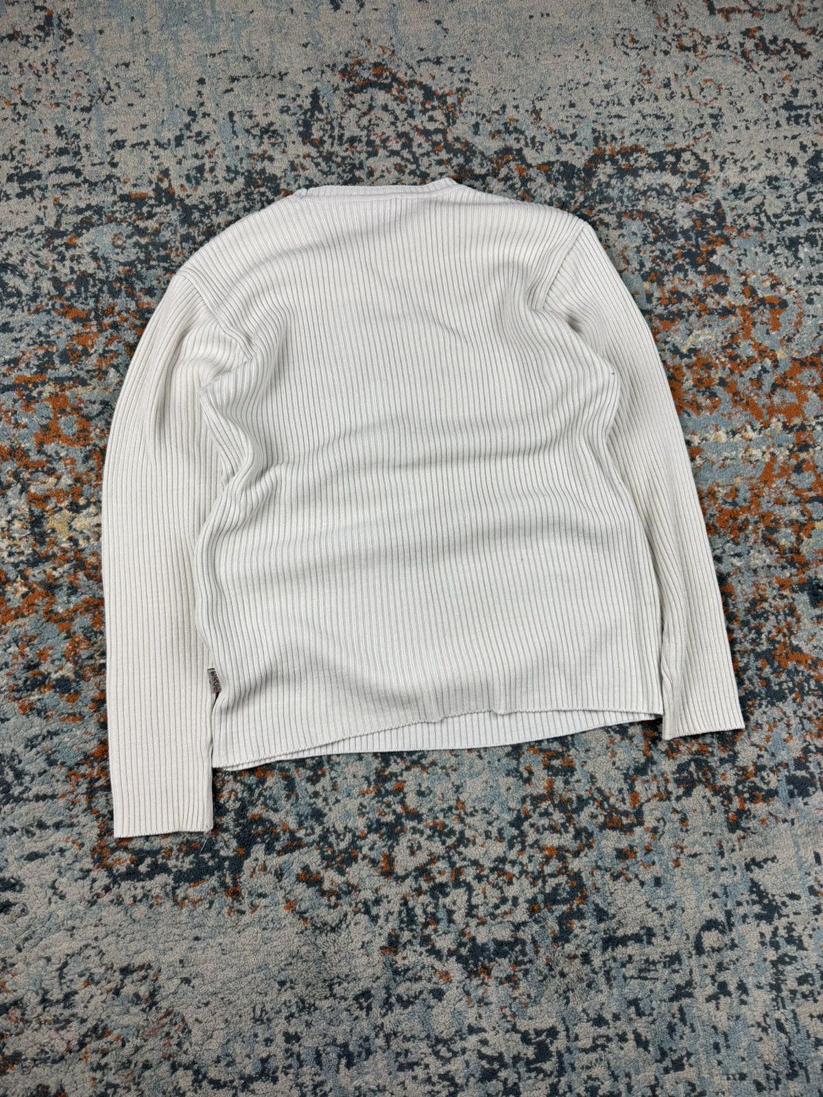 Japanese Brand Vintage Y2K dragon tribal ribbed sweater knit rave techno Size US L / EU 52-54 / 3 - 2 Thumbnail
