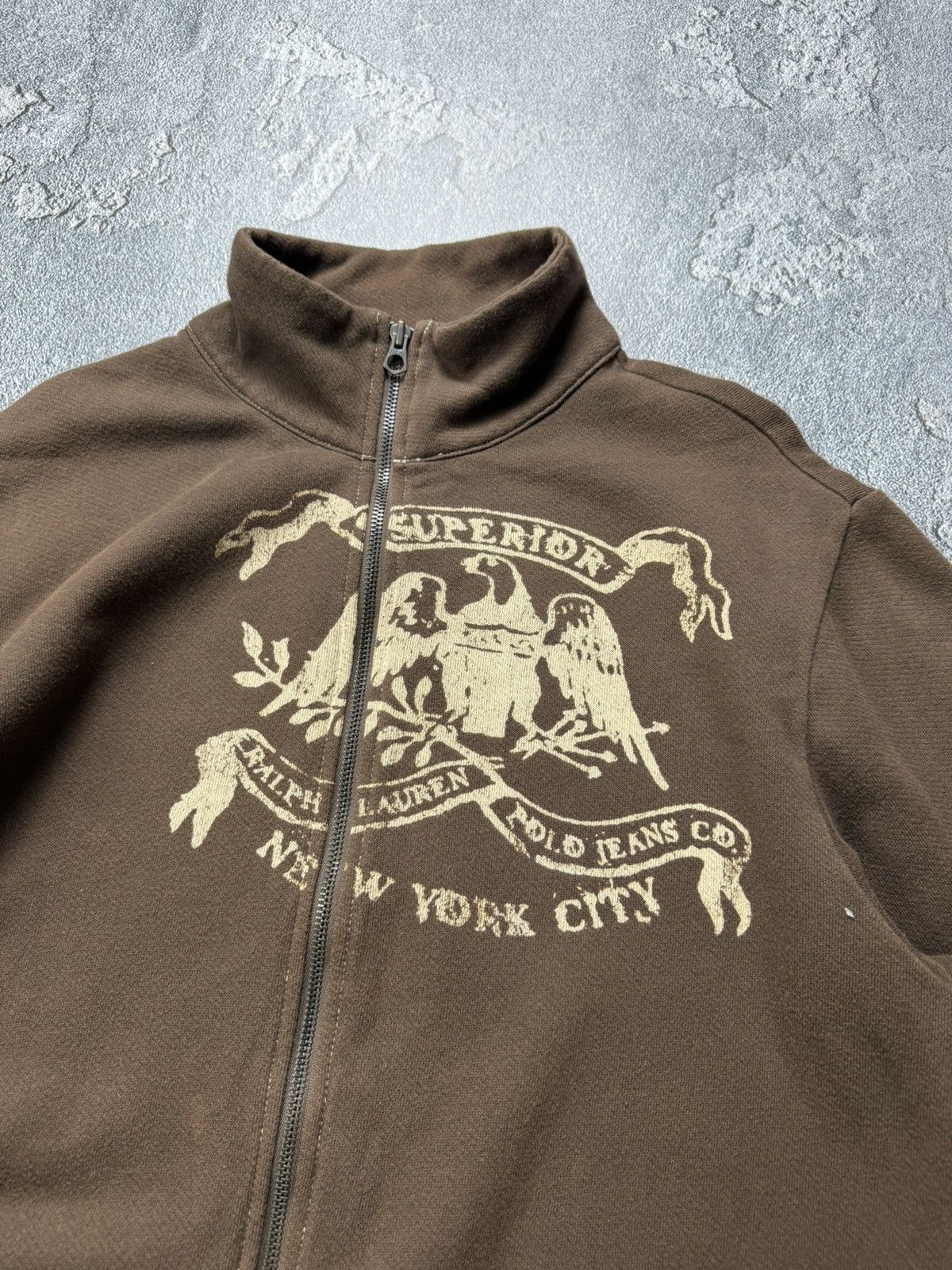 Ralph Lauren Ralph Lauren PJC VNTG Double Zip Superior Eagle Sweater Size US L / EU 52-54 / 3 - 8 Thumbnail