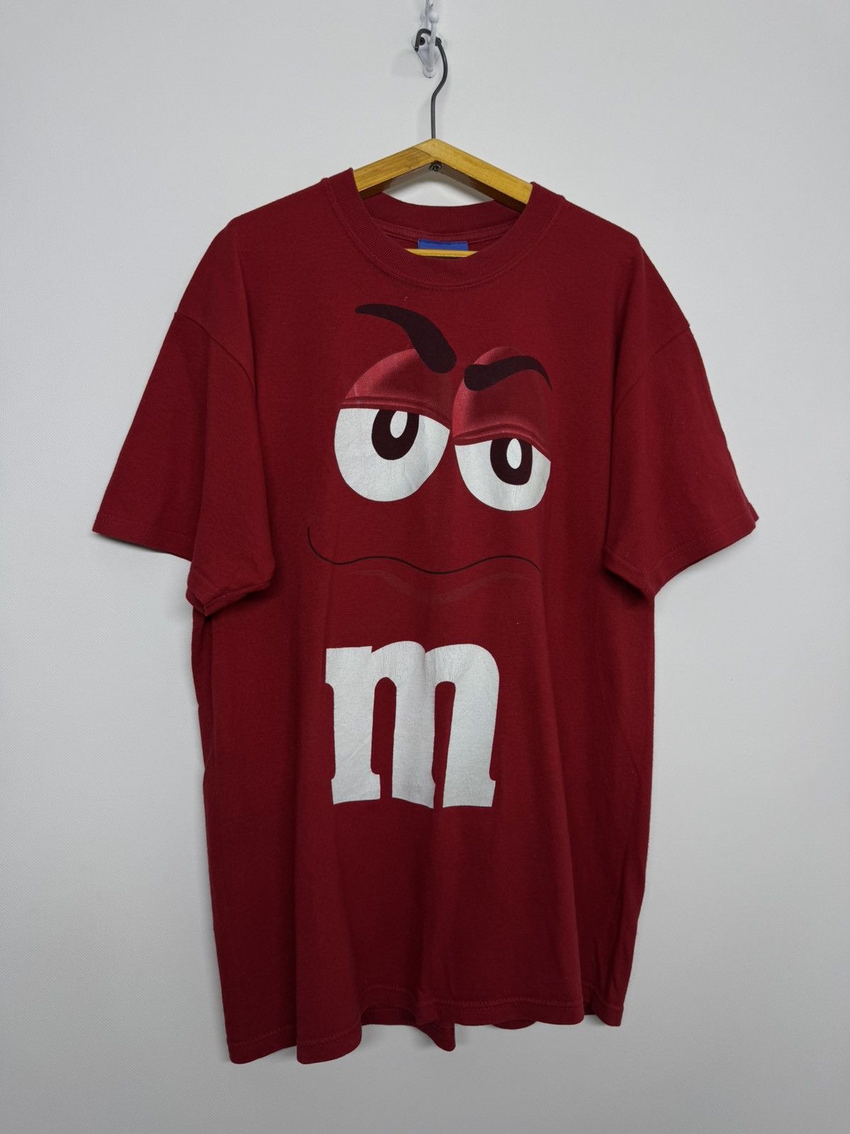 Vintage VINTAGE M&MS FULL PRINT T-SHIRT TEE RED CANDY Size US L / EU 52-54 / 3 - 5 Thumbnail