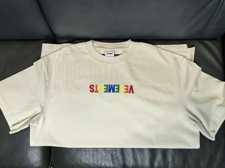 Vetements VETEMENTS White T-shirt 2504-Nextarrow Size US M / EU 48-50 / 2 - 3 Thumbnail