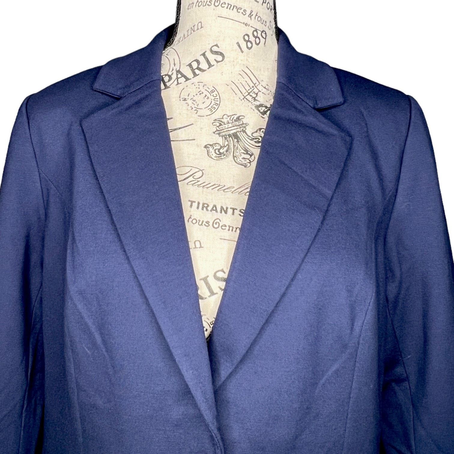 Other Lisa Long Line Ponte Blazer - Stitch Fix One Button Closure Size M / US 6-8 / IT 42-44 - 14 Thumbnail